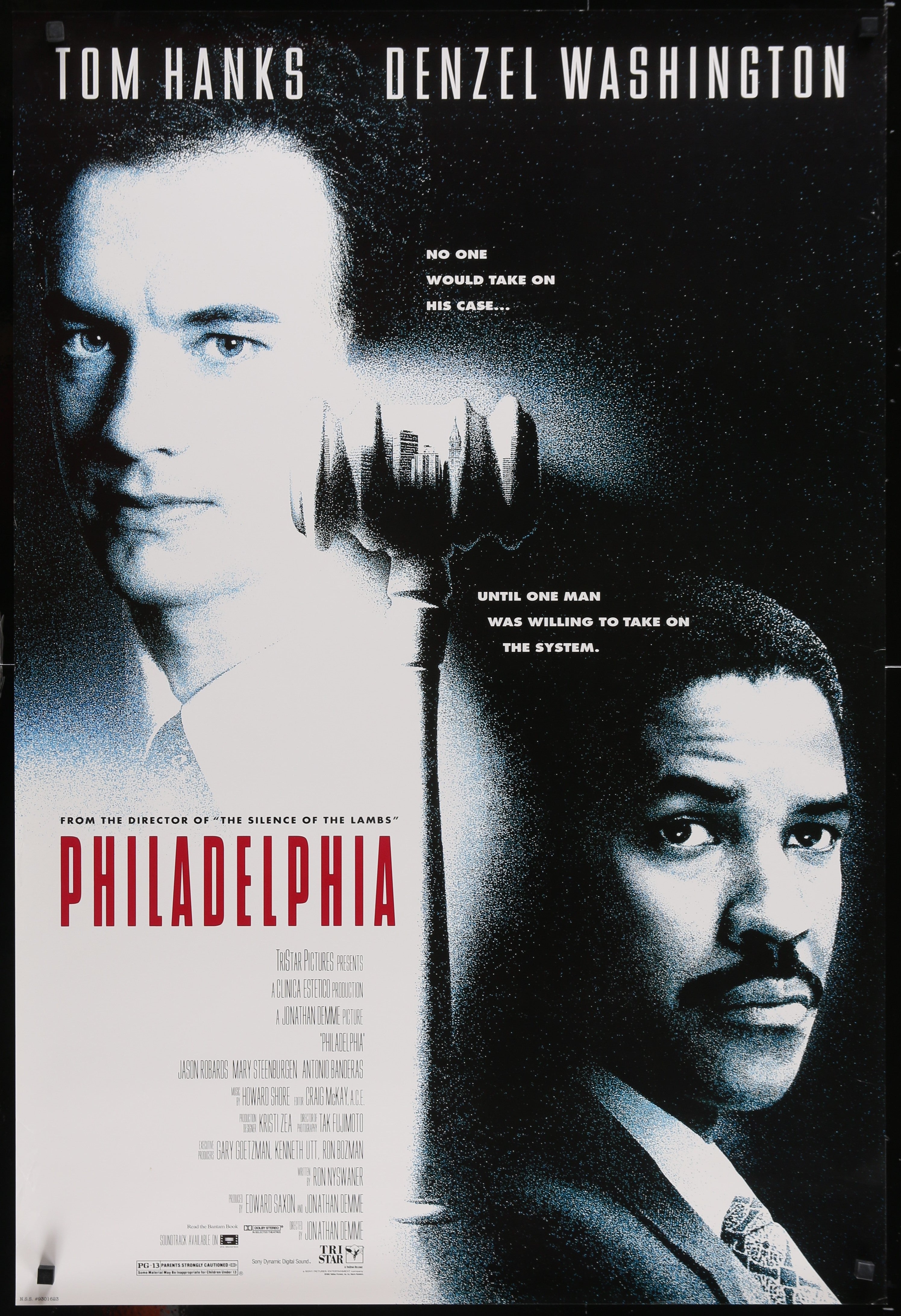 Philadelphia (1993) Original US One Sheet Movie Poster