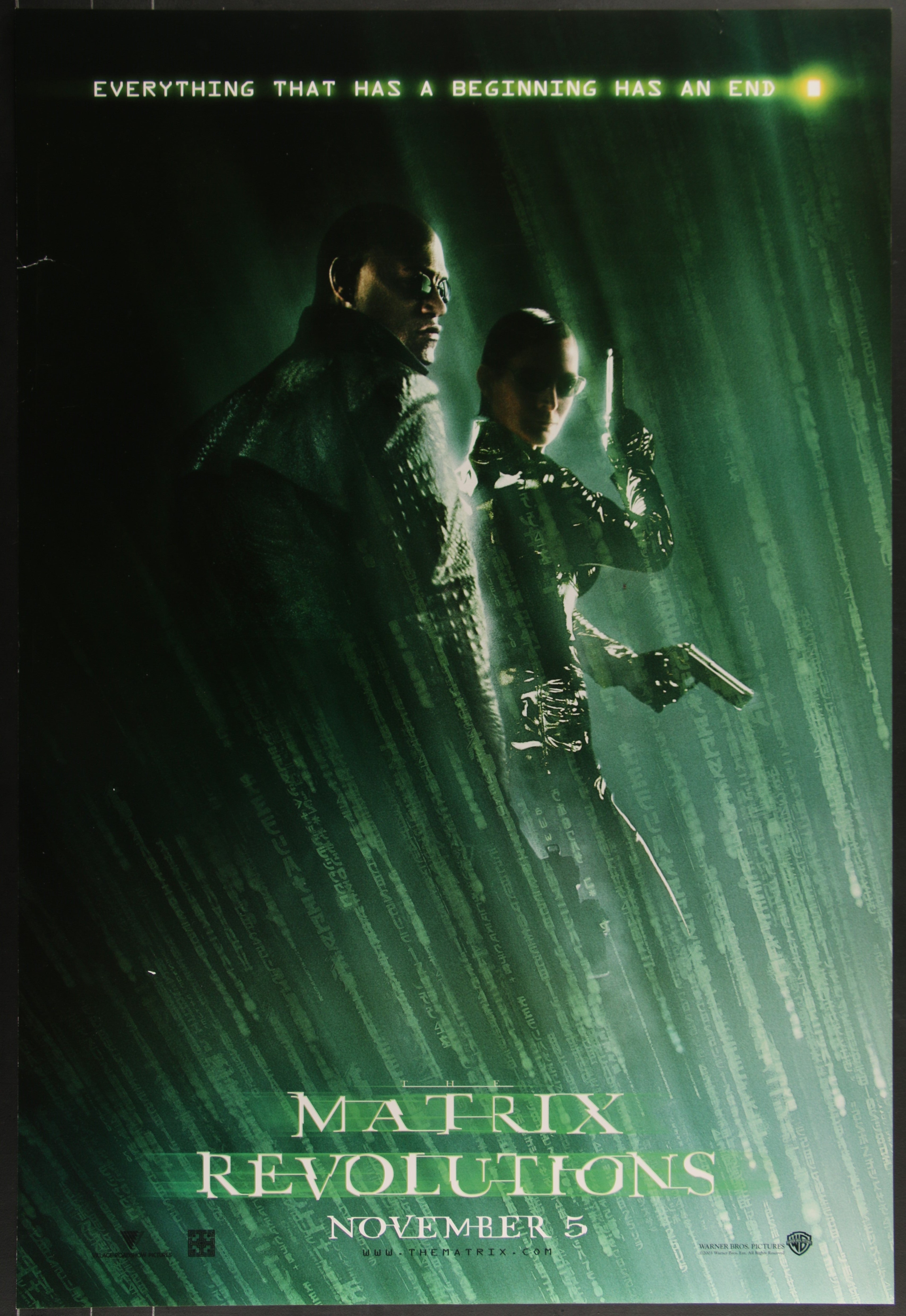The Matrix Revolutions (2003) Original US One Sheet Movie Poster