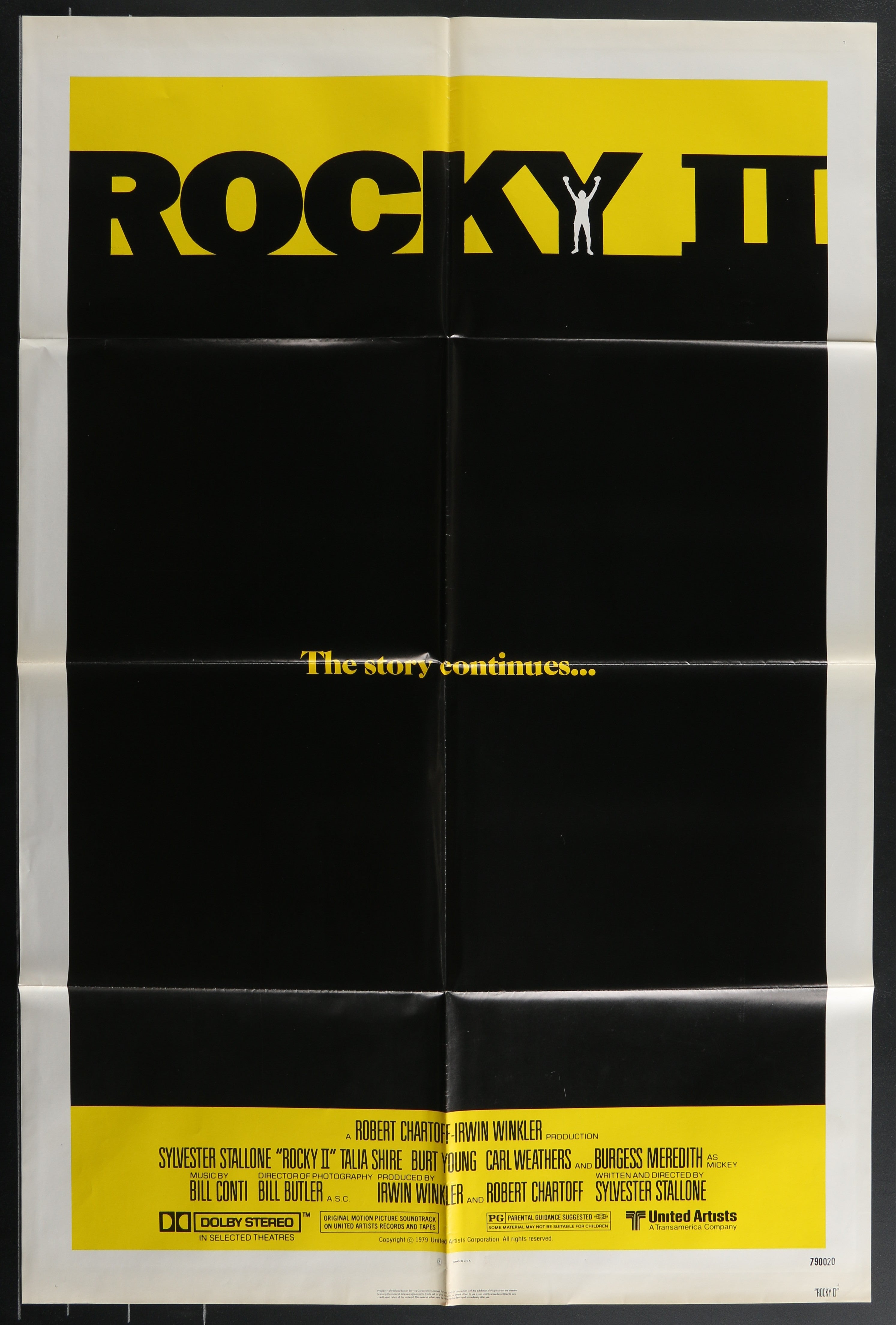 Rocky II (1979) Original US One Sheet Movie Poster