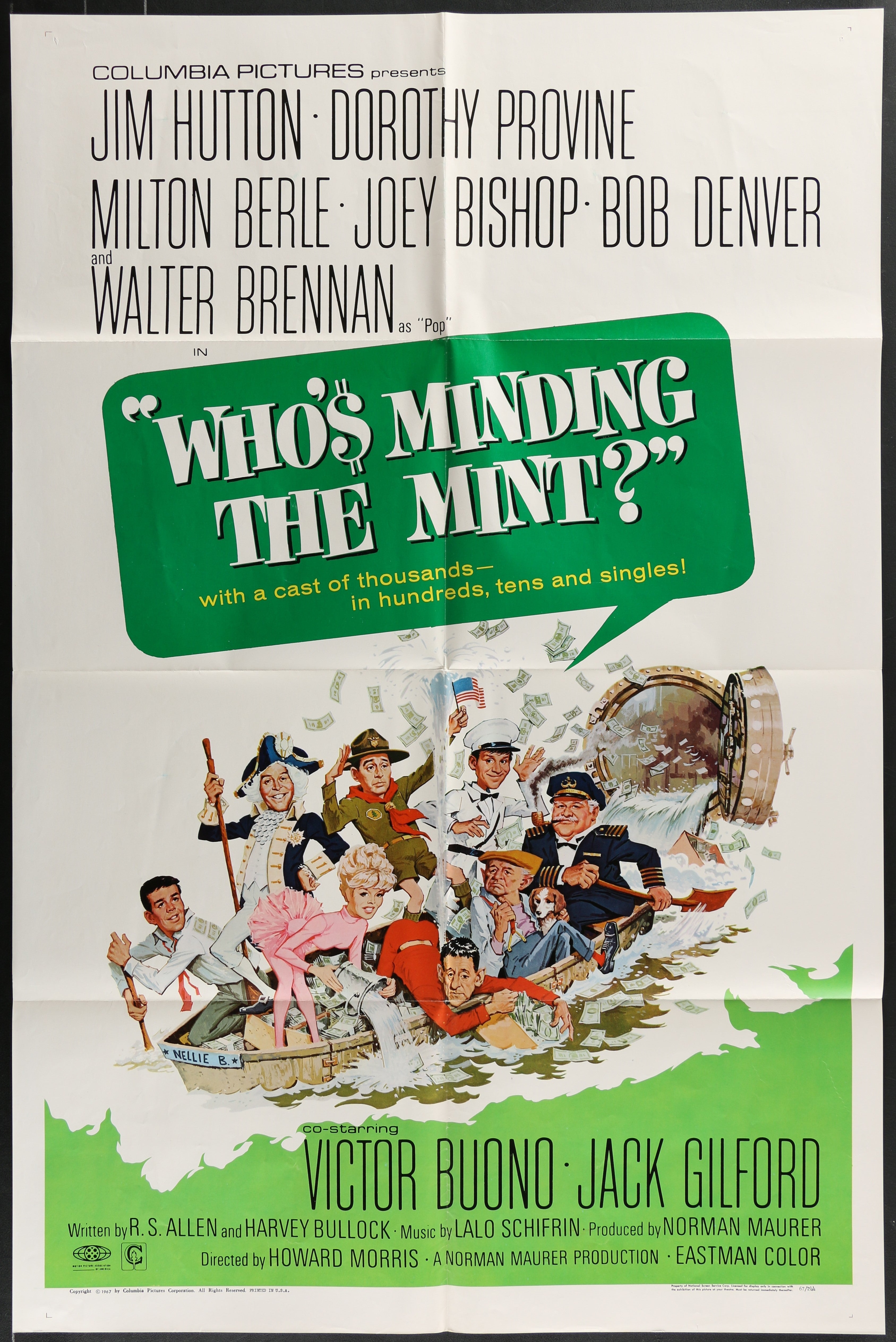 Who's Minding The Mint? (1967) Original US One Sheet Movie Poster