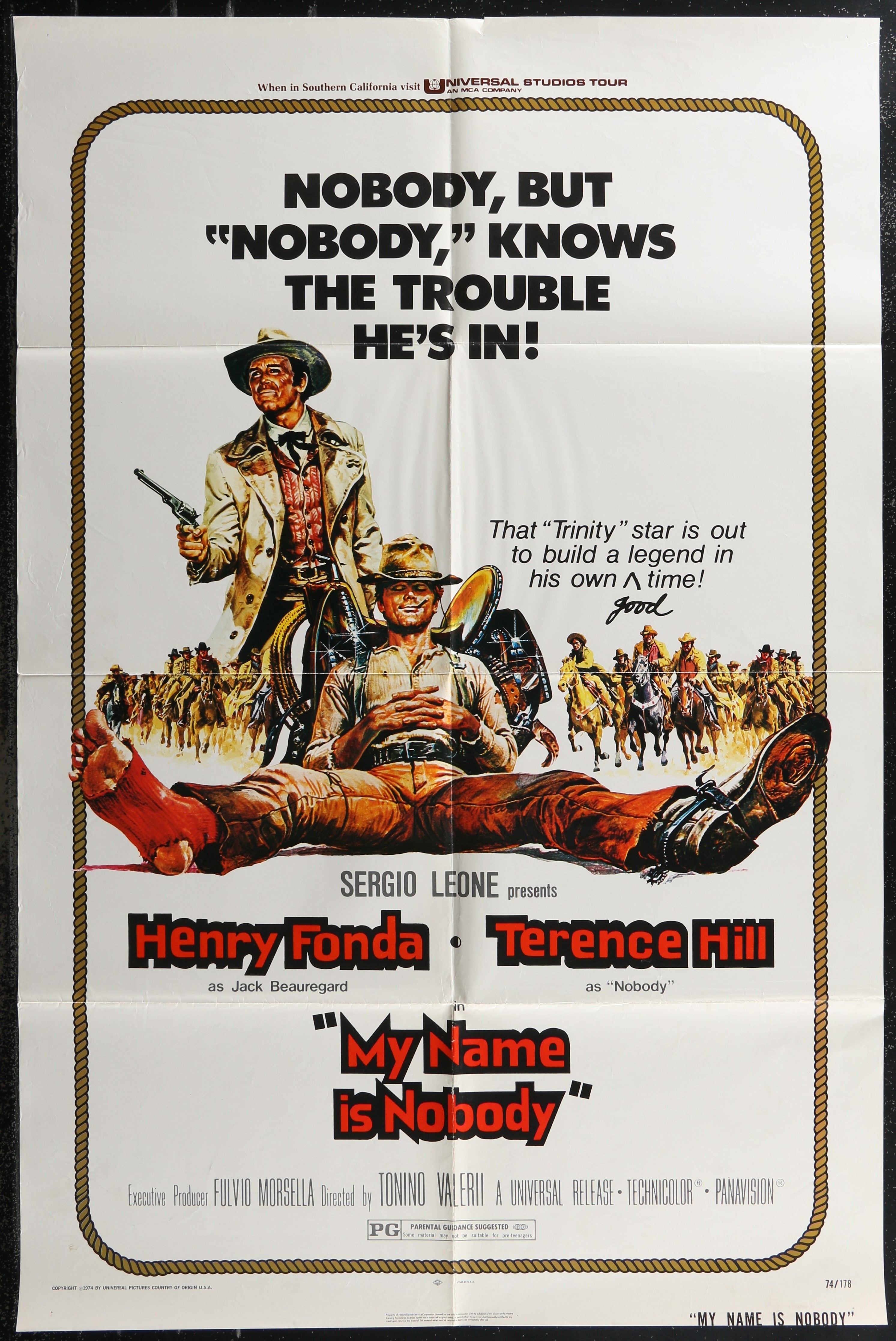 My Name Is Nobody (1974) Original US One Sheet Movie Poster