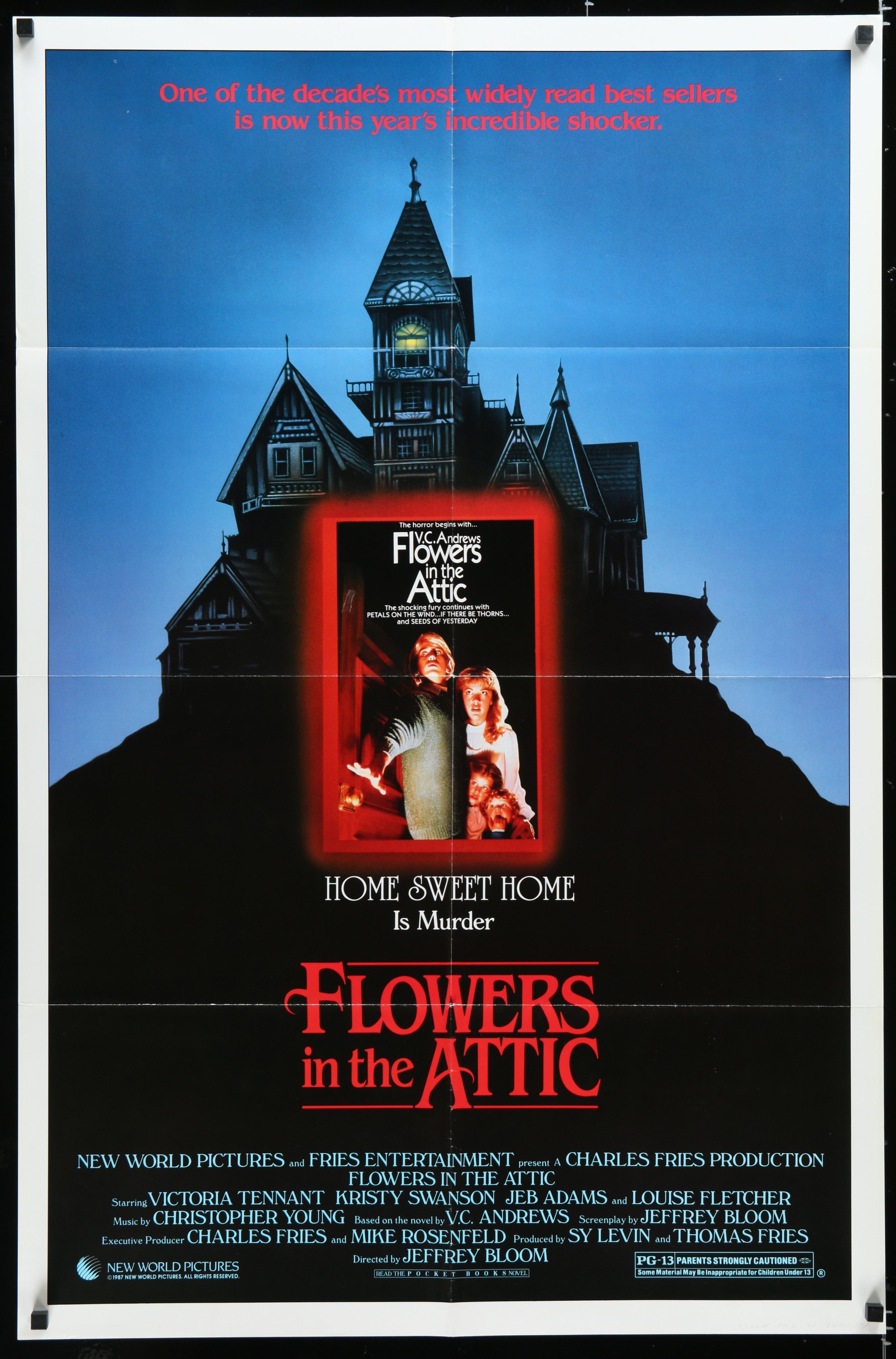 Flowers In The Attic (1987) Original US One Sheet Movie Poster