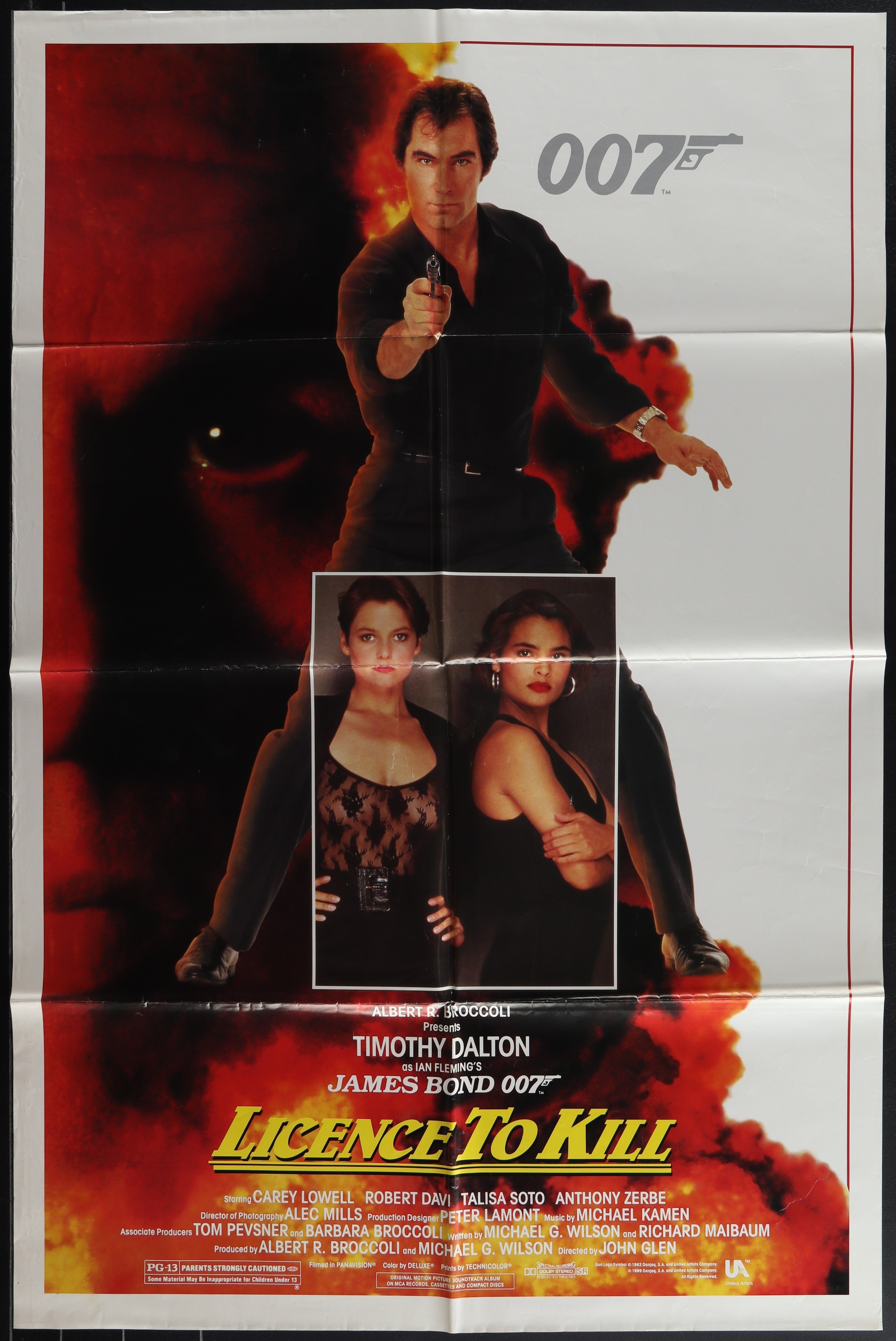 Licence To Kill (1989) Original US One Sheet Movie Poster
