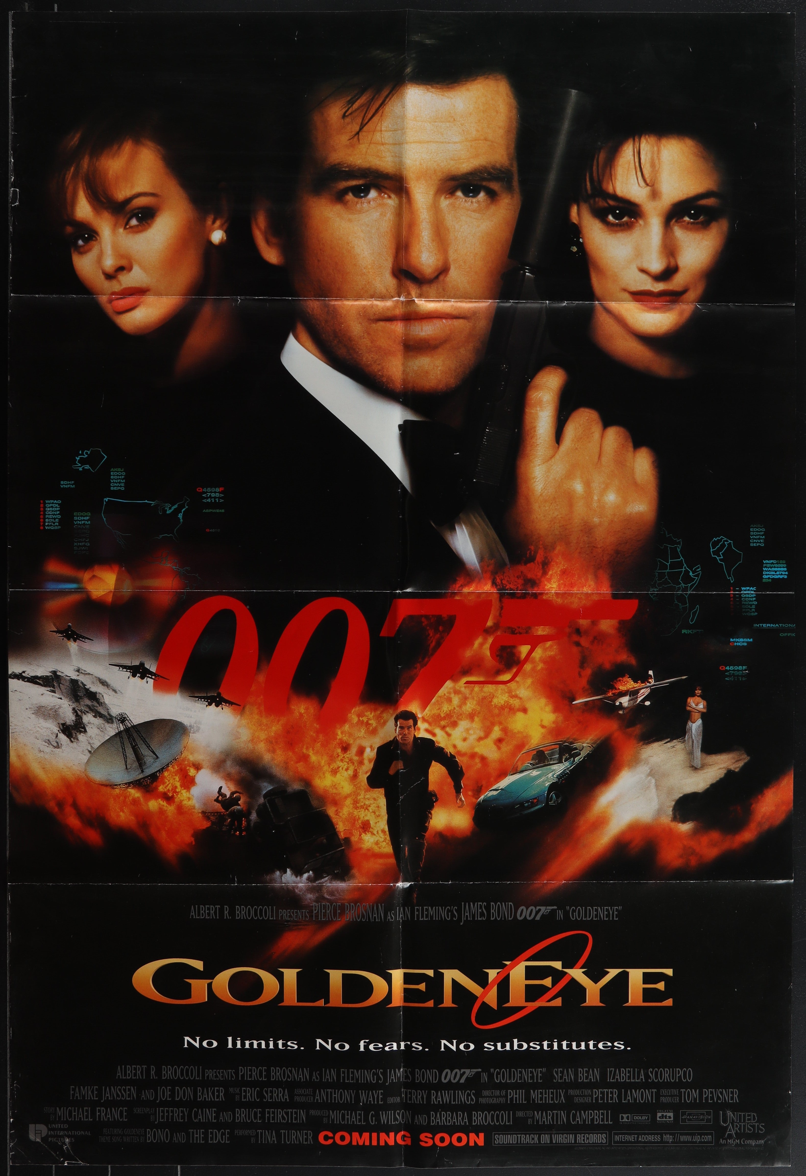 Goldeneye (1995) Original US One Sheet Movie Poster
