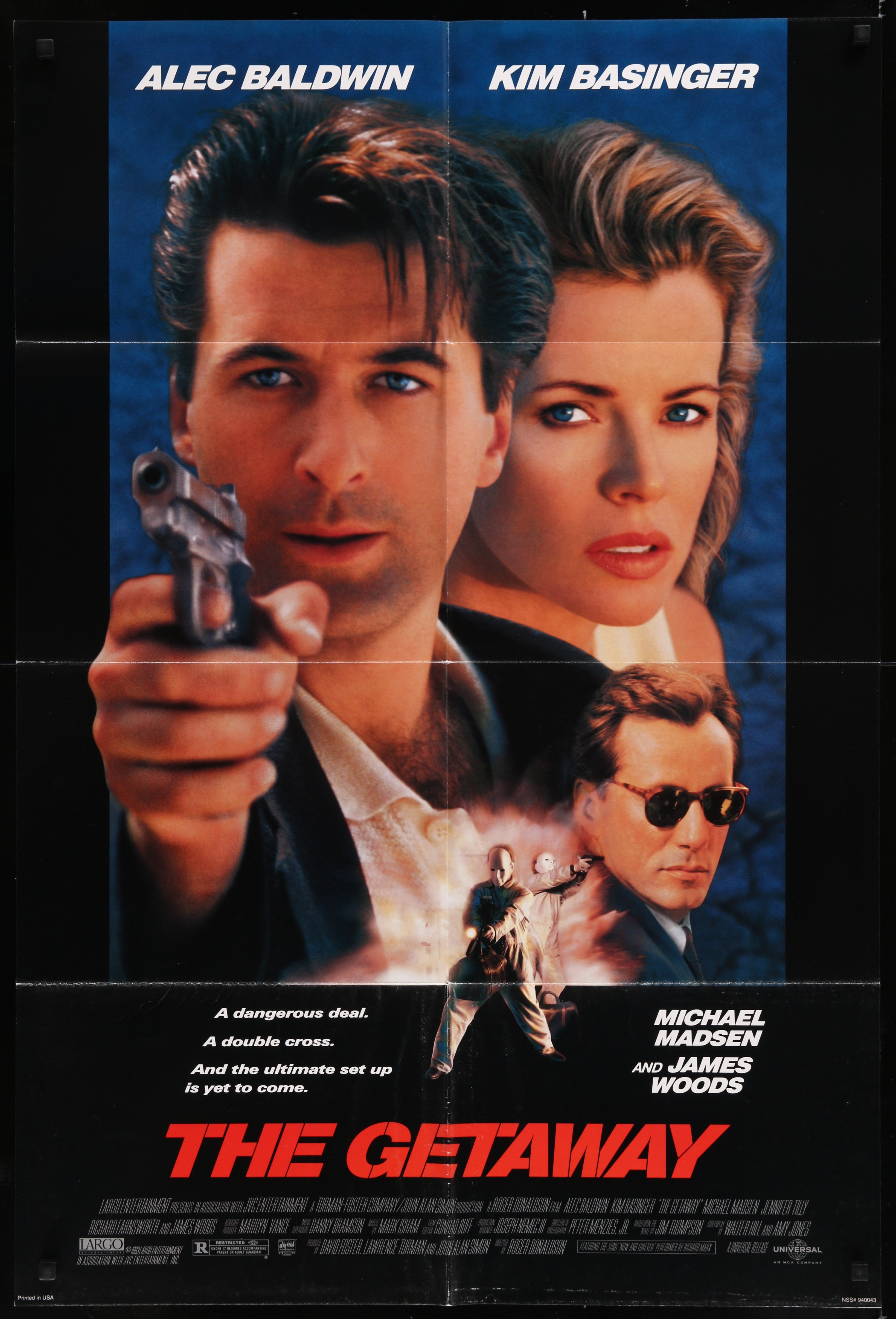 The Getaway (1994) Original US One Sheet Movie Poster