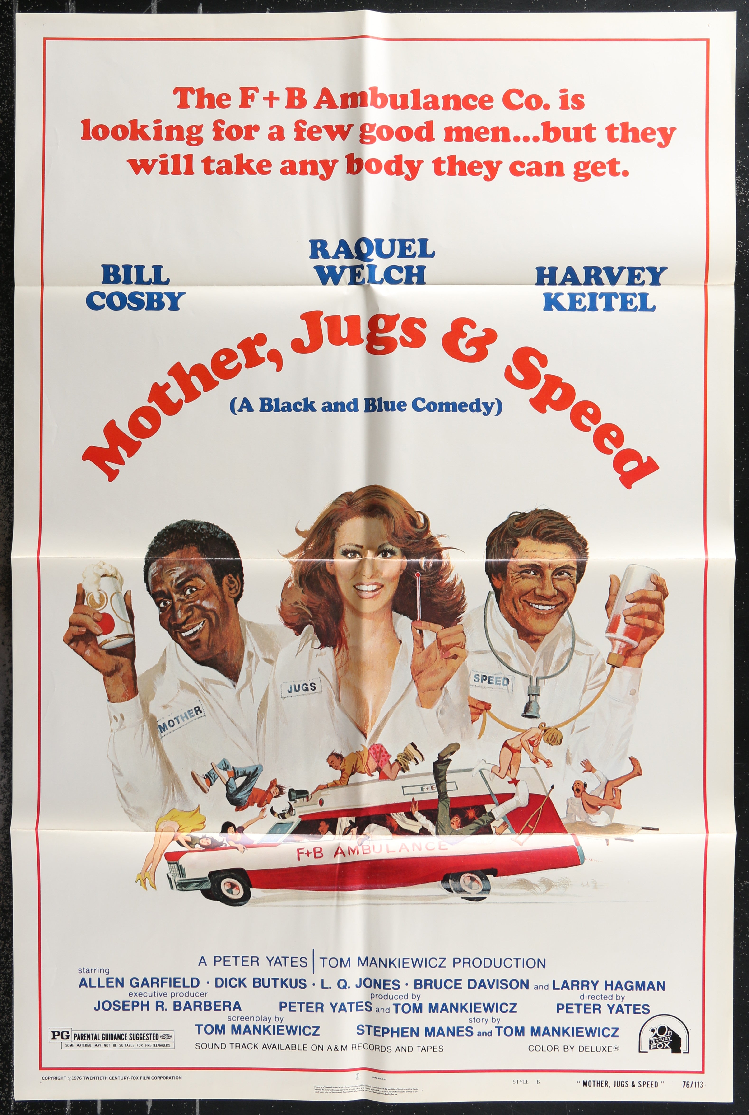 Mother, Jugs & Speed (1976) Original US One Sheet Movie Poster