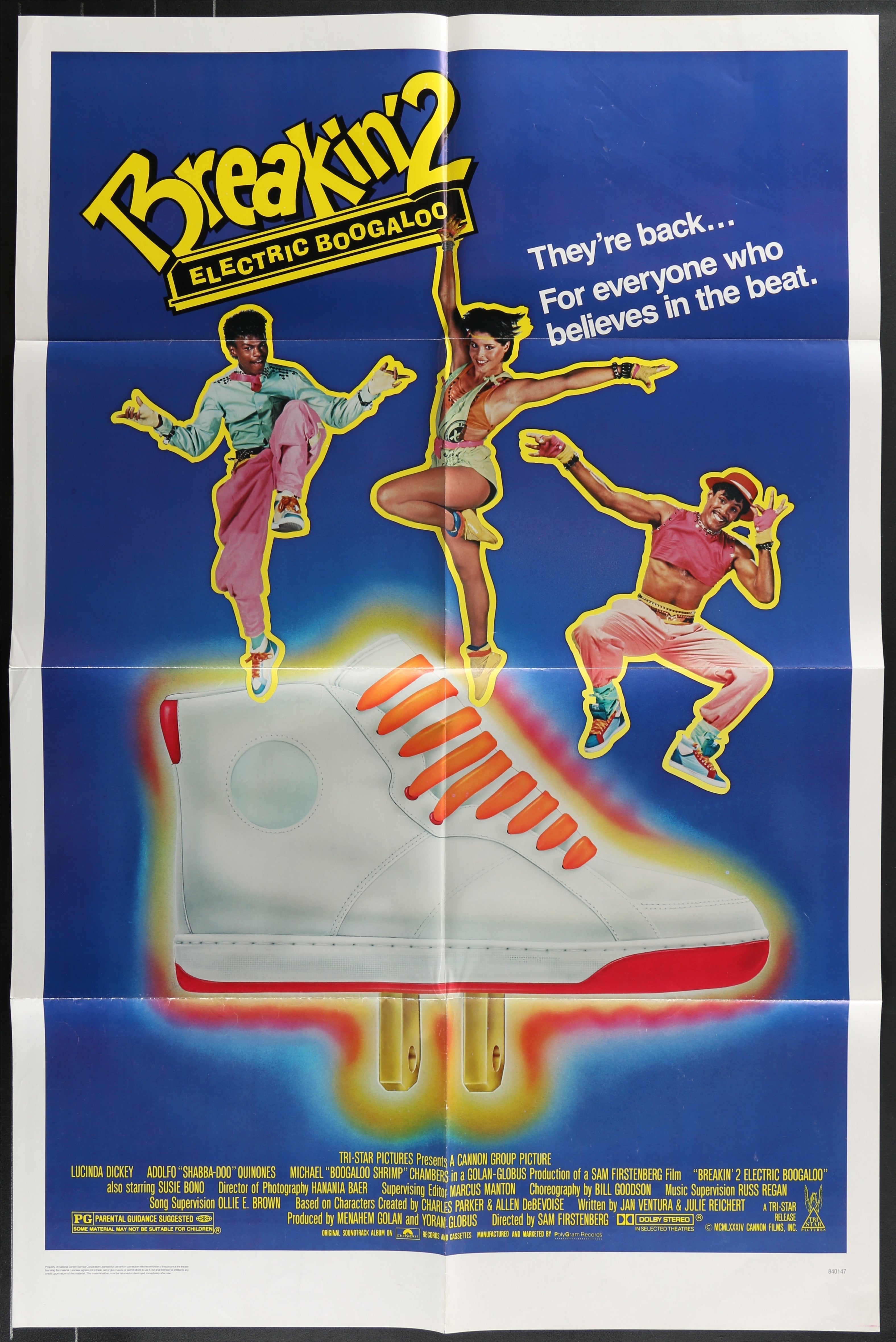 Breakin' 2: Electric Boogaloo (1984) Original US One Sheet Movie Poster
