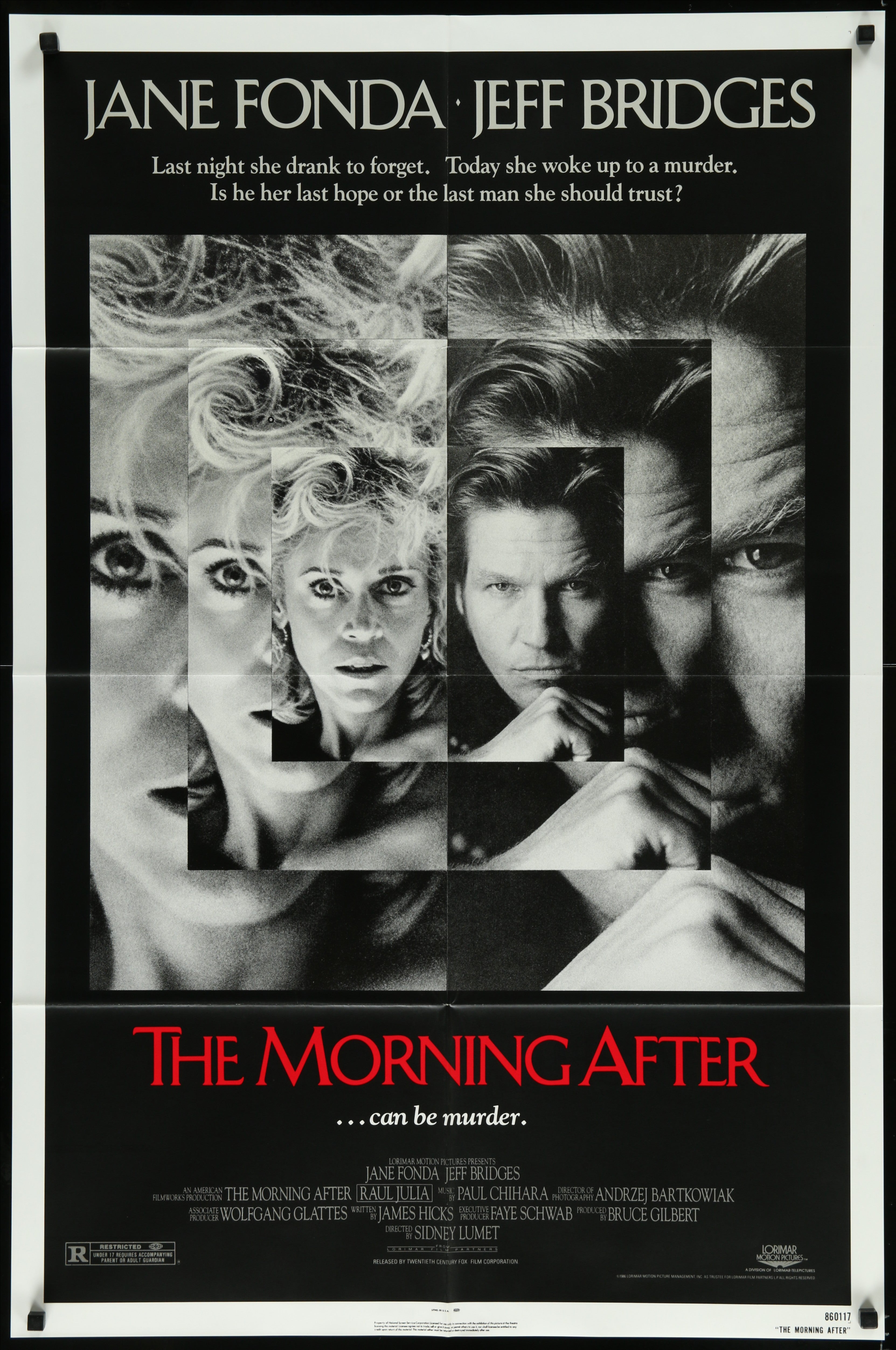 The Morning After (1986) Original US One Sheet Movie Poster