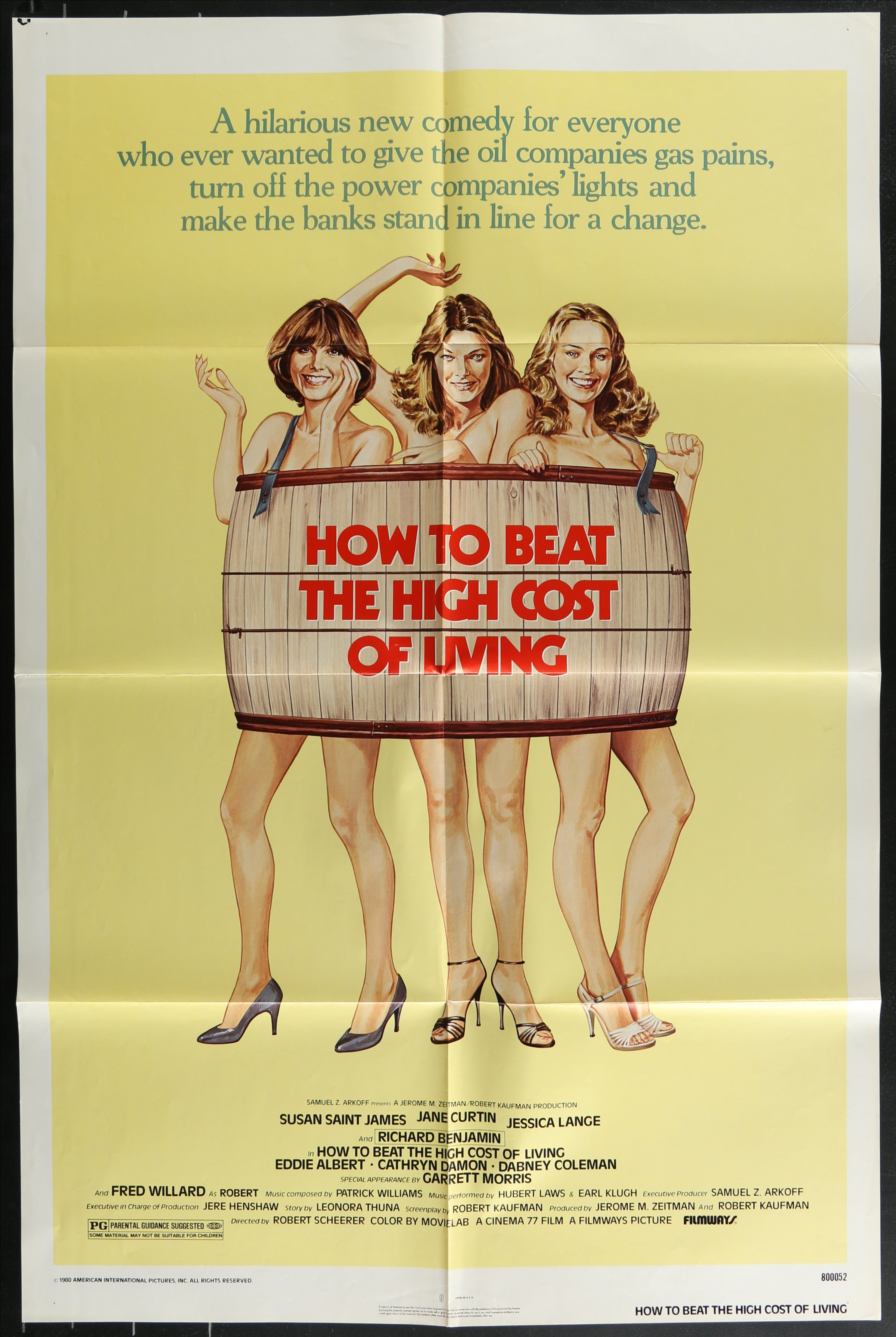 How To Beat The High Cost Of Living (1980) Original US One Sheet Movie Poster
