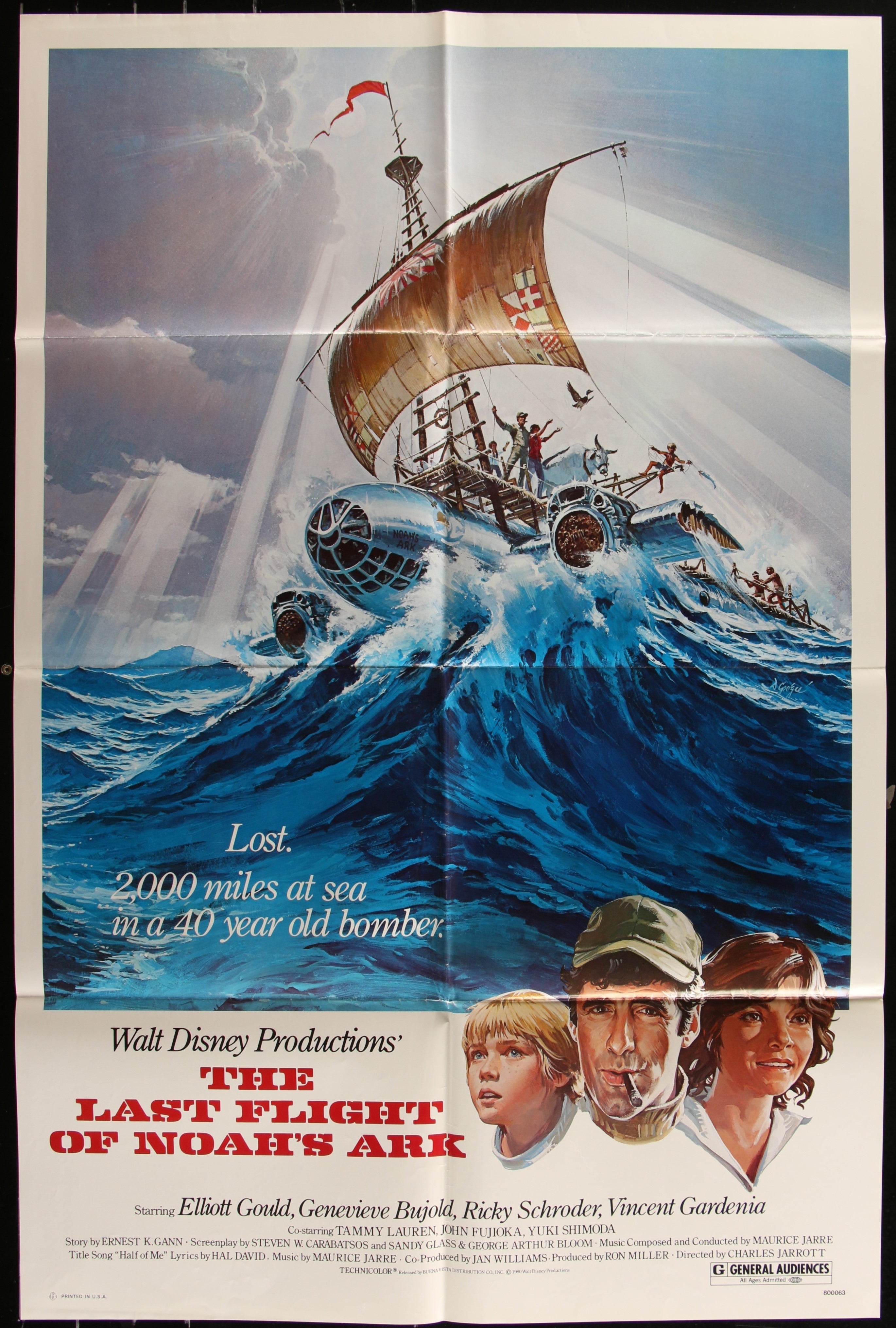 The Last Flight Of Noah's Ark (1980) Original US One Sheet Movie Poster