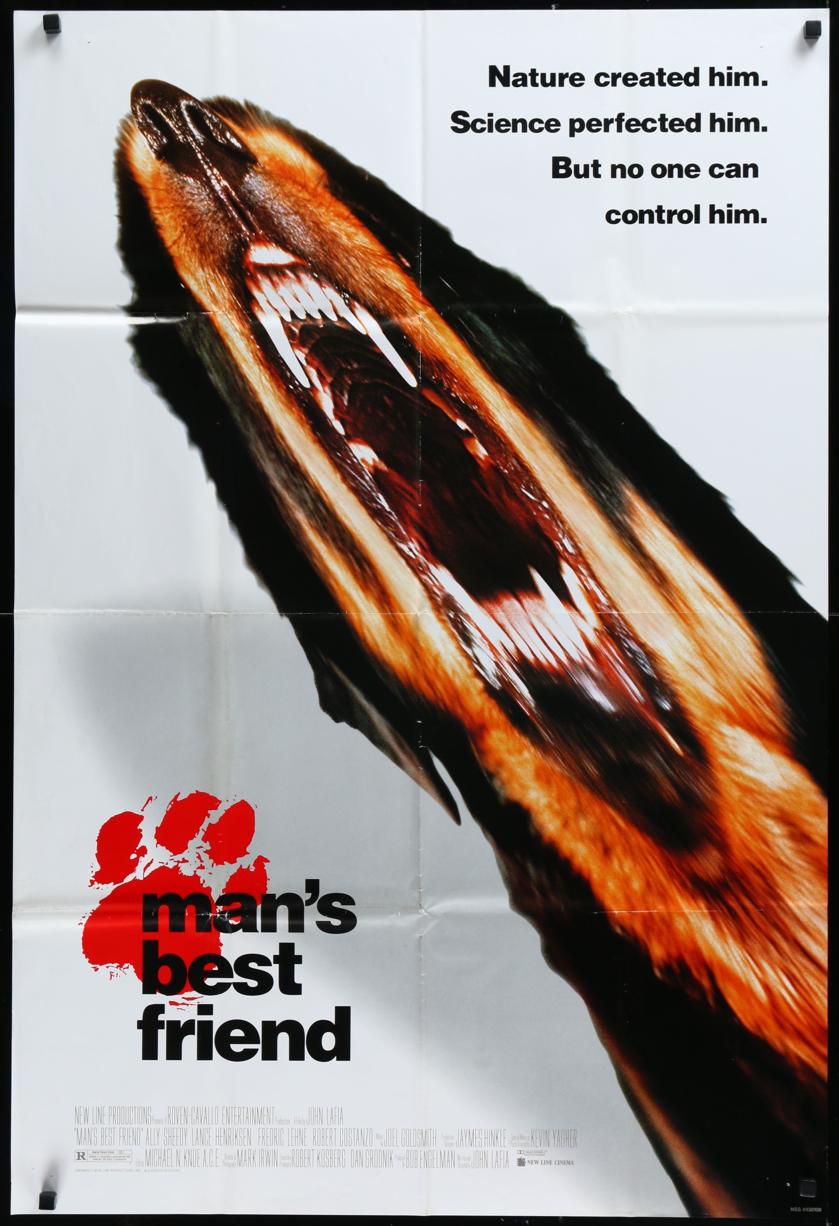 Man's Best Friend (1993) Original US One Sheet Movie Poster
