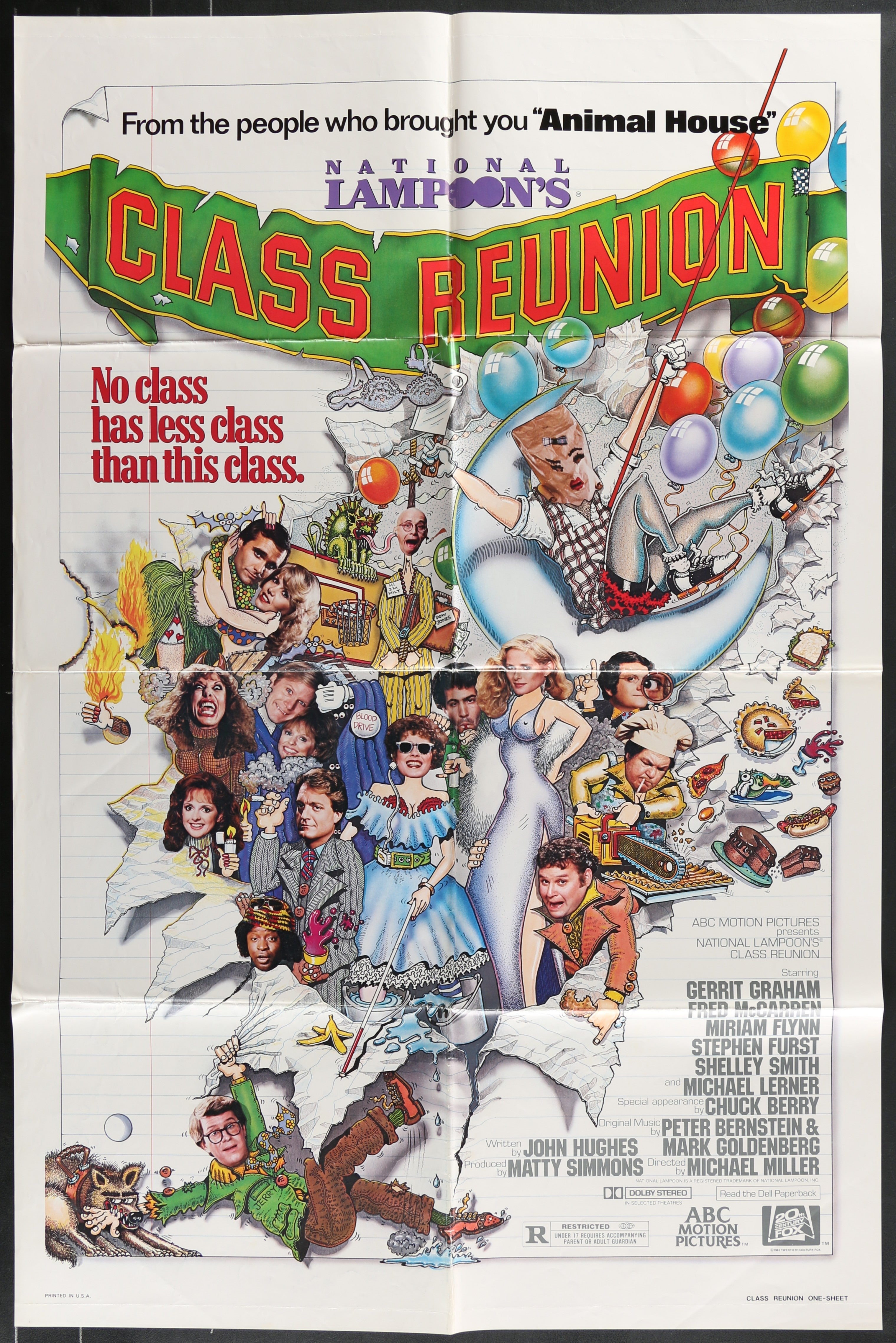 National Lampoon's Class Reunion (1982) Original US One Sheet Movie Poster