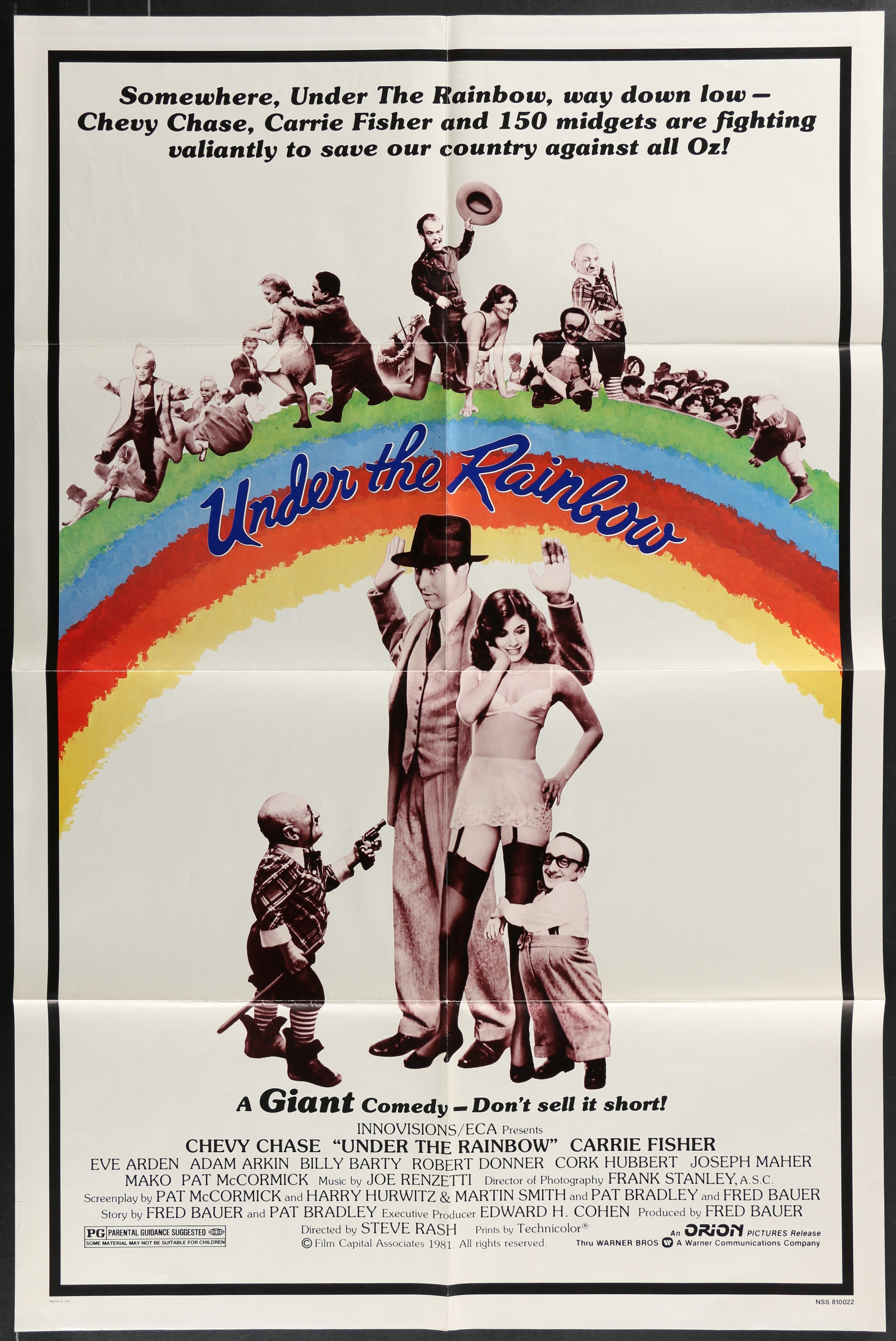 Under The Rainbow (1981) Original US One Sheet Movie Poster
