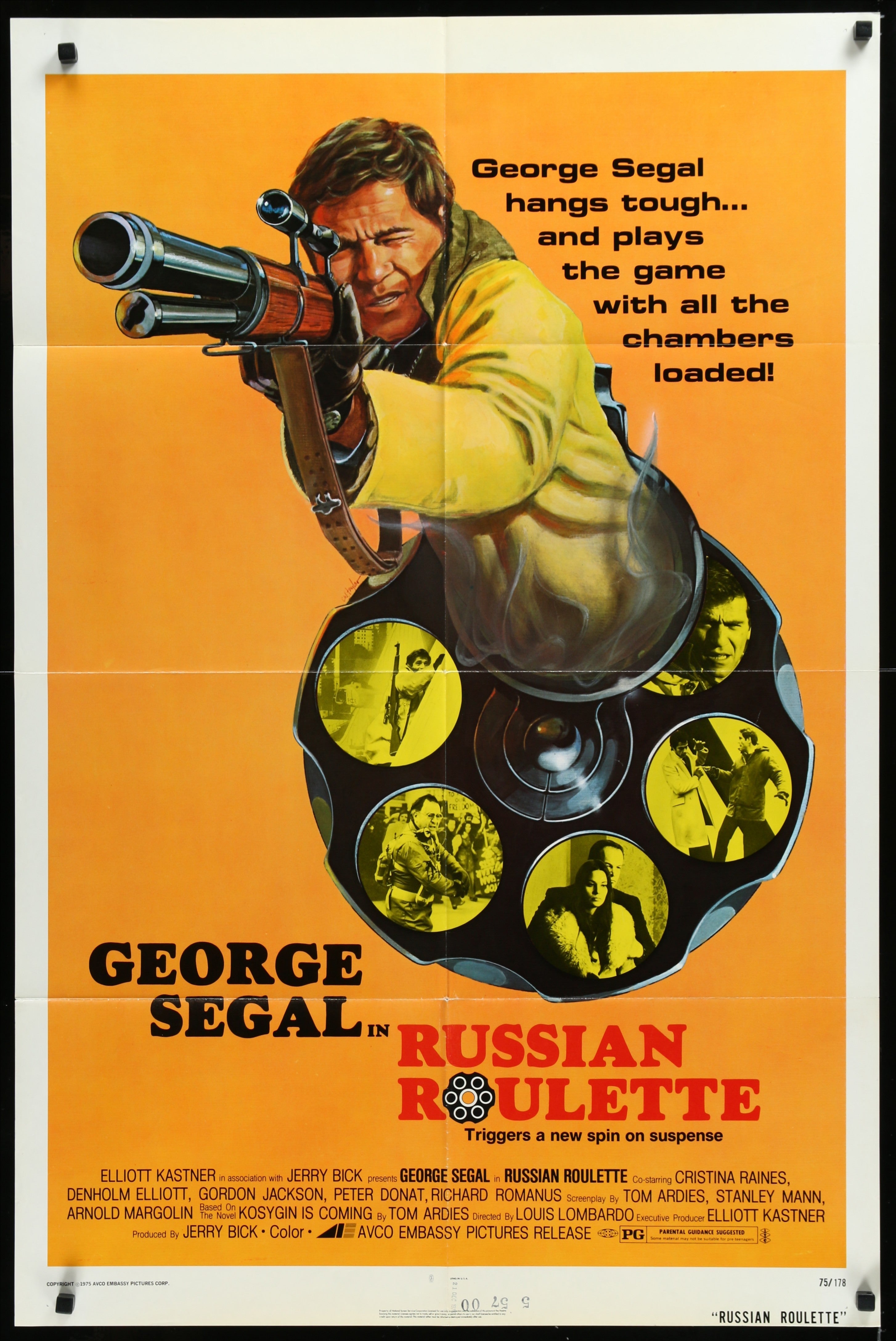 Russian Roulette (1975) Original US One Sheet Movie Poster