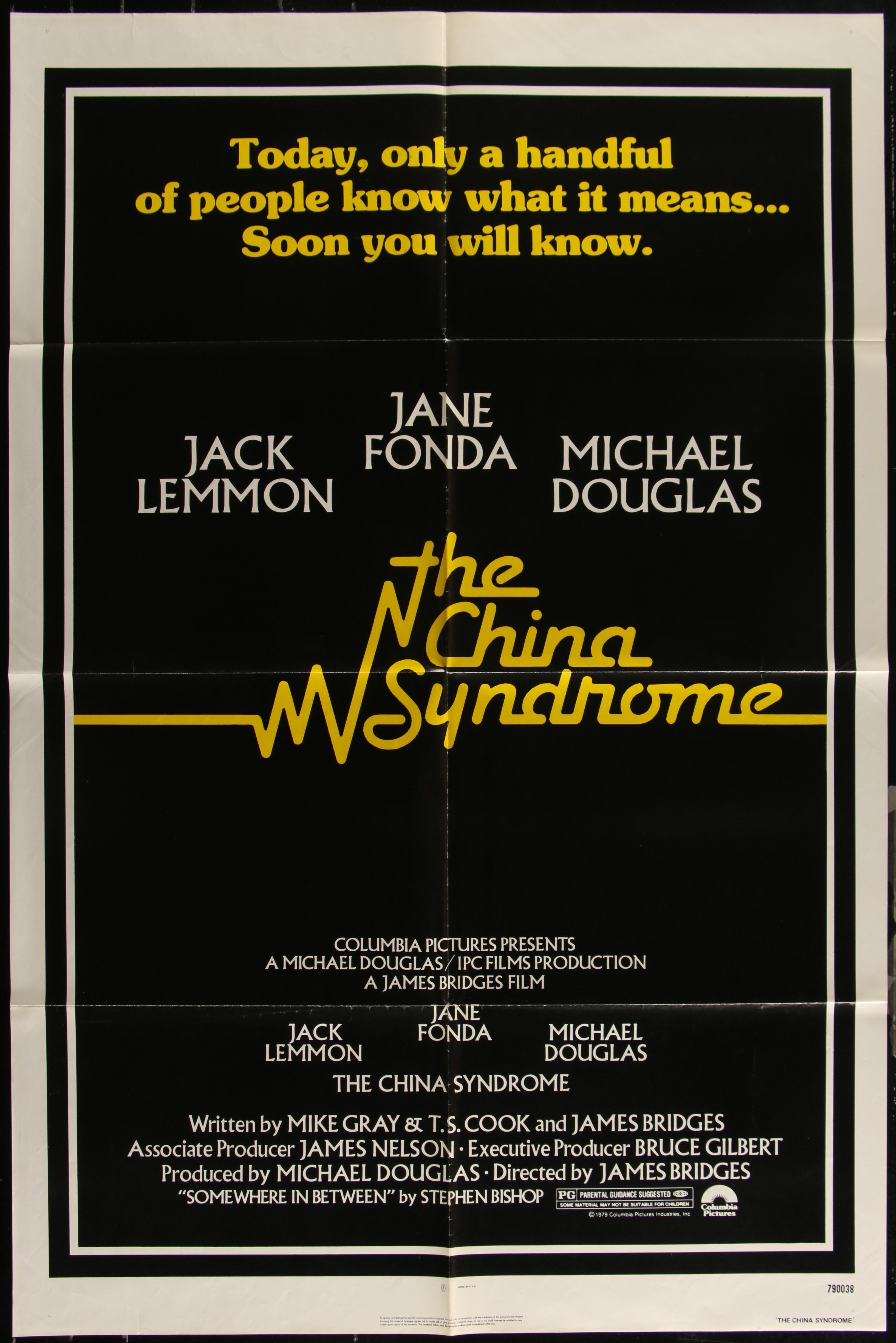 The China Syndrome (1979) Original US One Sheet Movie Poster