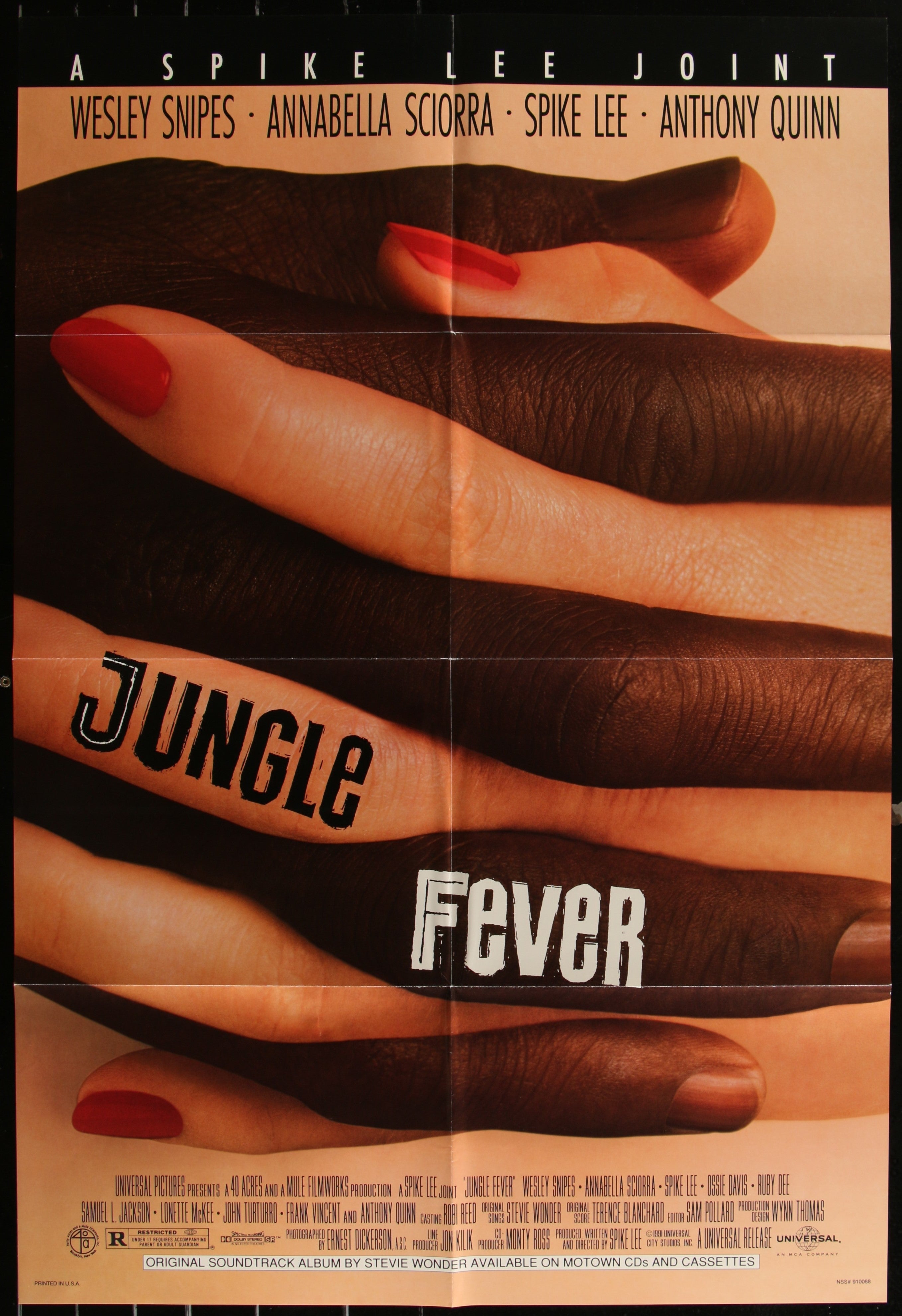 Jungle Fever (1991) Original US One Sheet Movie Poster