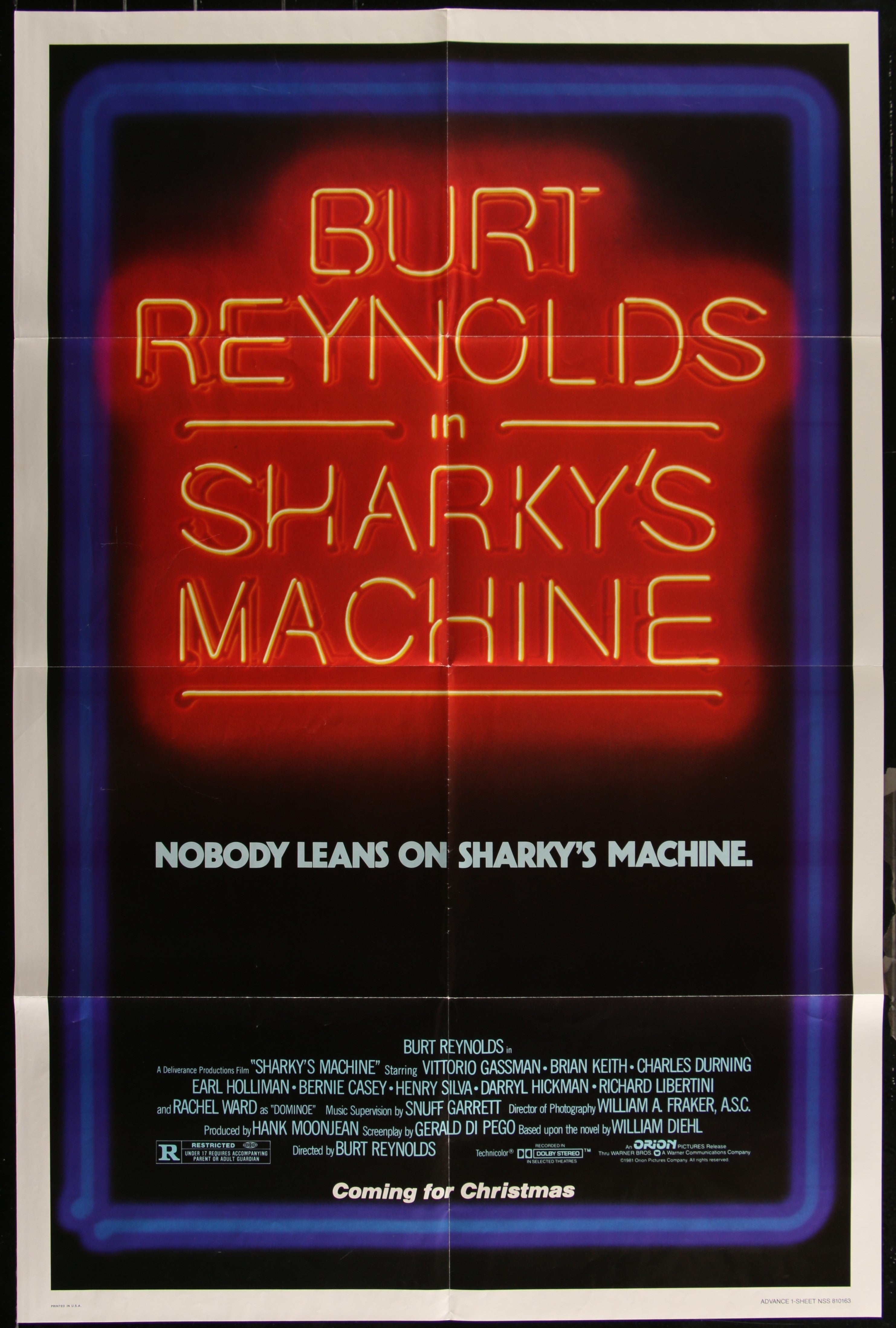 Sharky's Machine (1981) Original US One Sheet Movie Poster