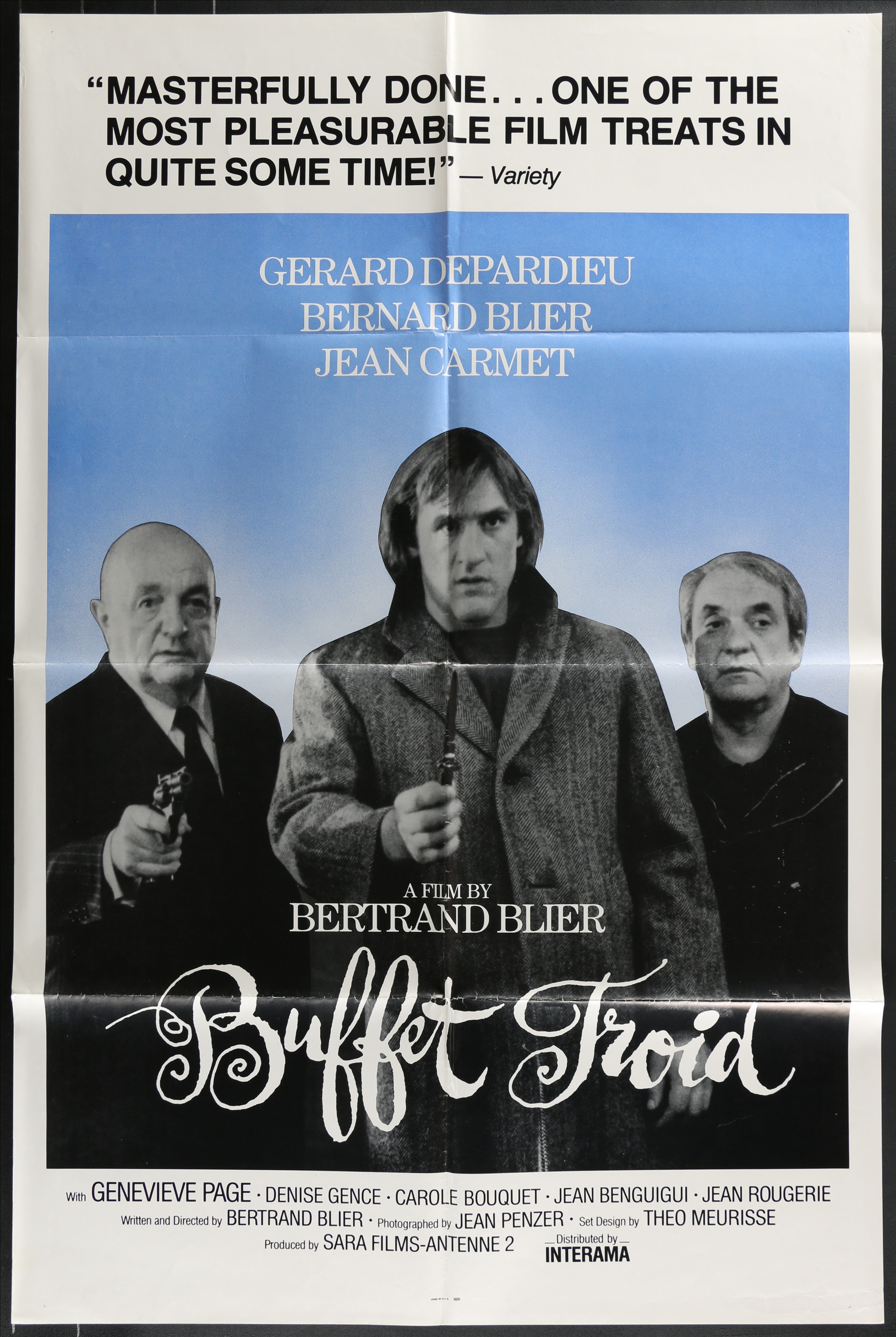 Buffet Froid (1987) Original US One Sheet Movie Poster