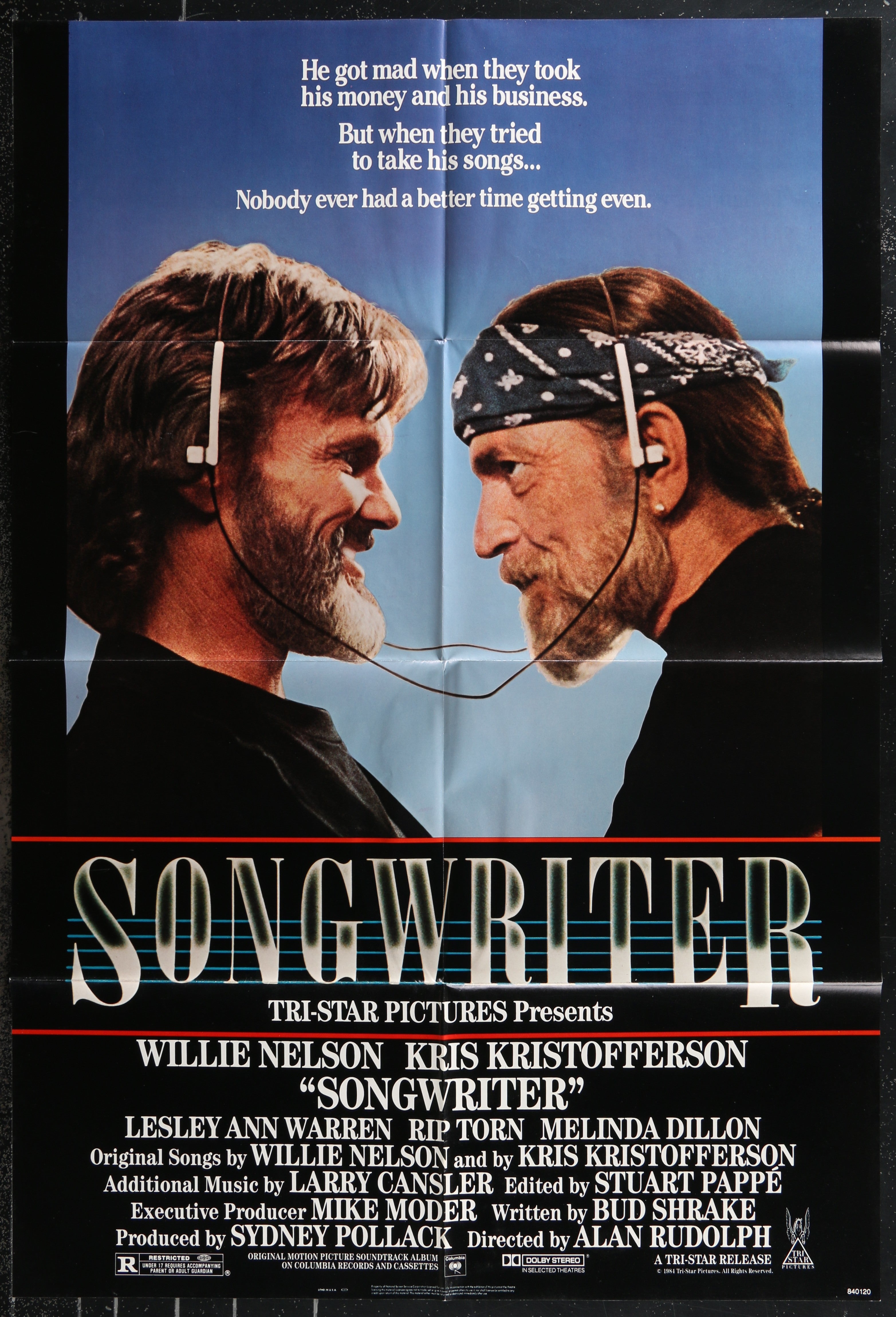 Songwriter (1984) Original US One Sheet Movie Poster