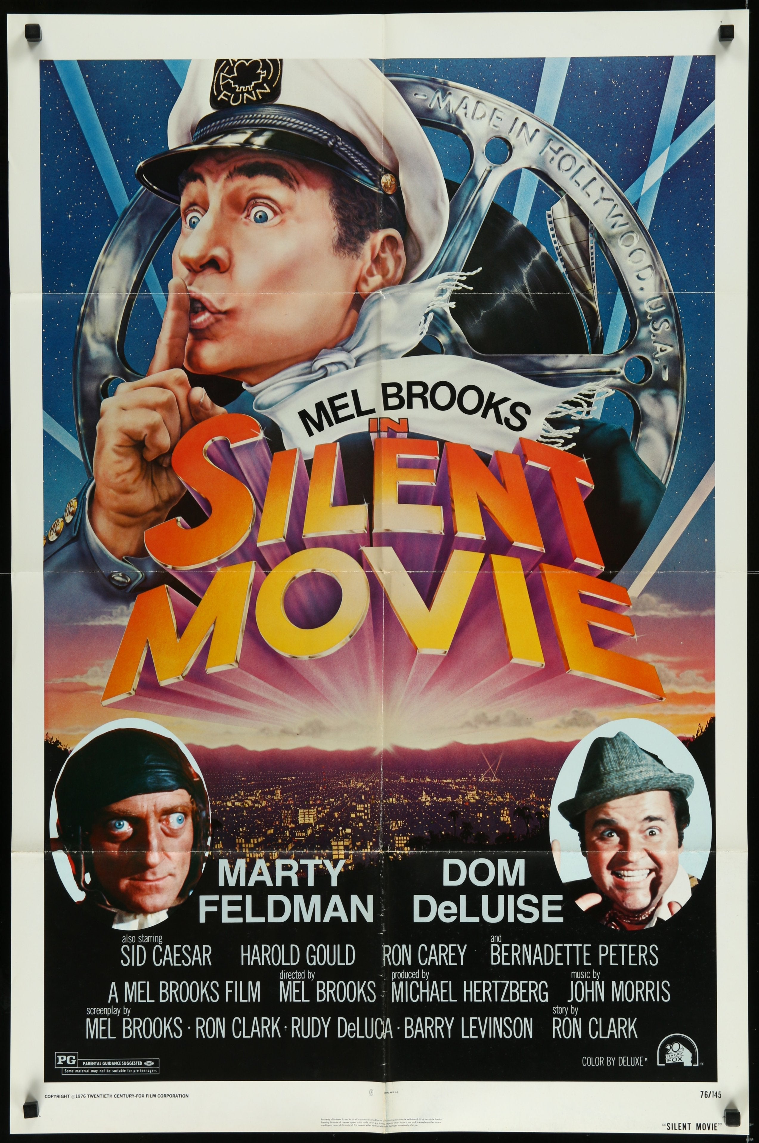 Silent Movie (1976) Original US One Sheet Movie Poster