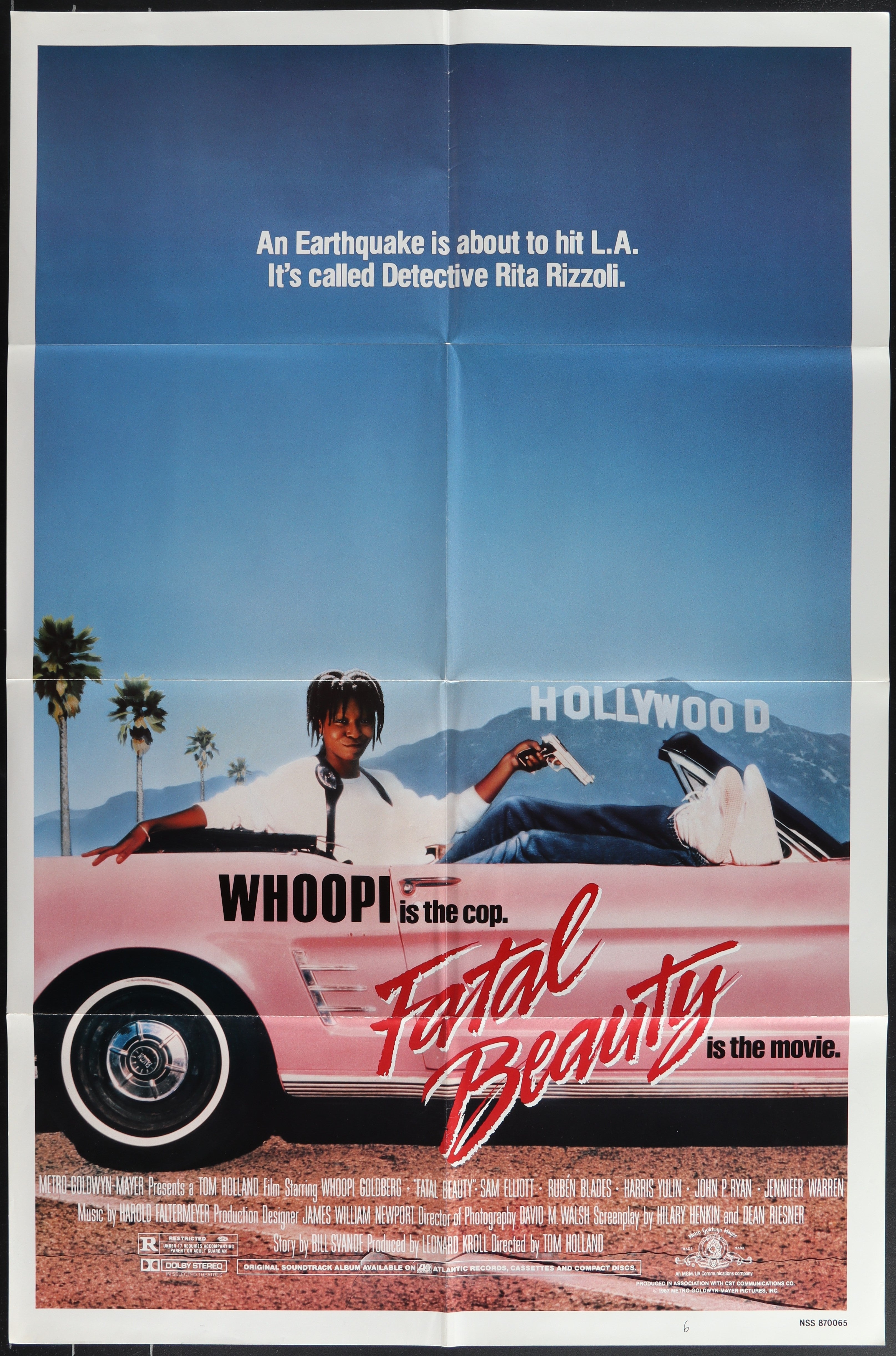 Fatal Beauty (1987) Original US One Sheet Movie Poster