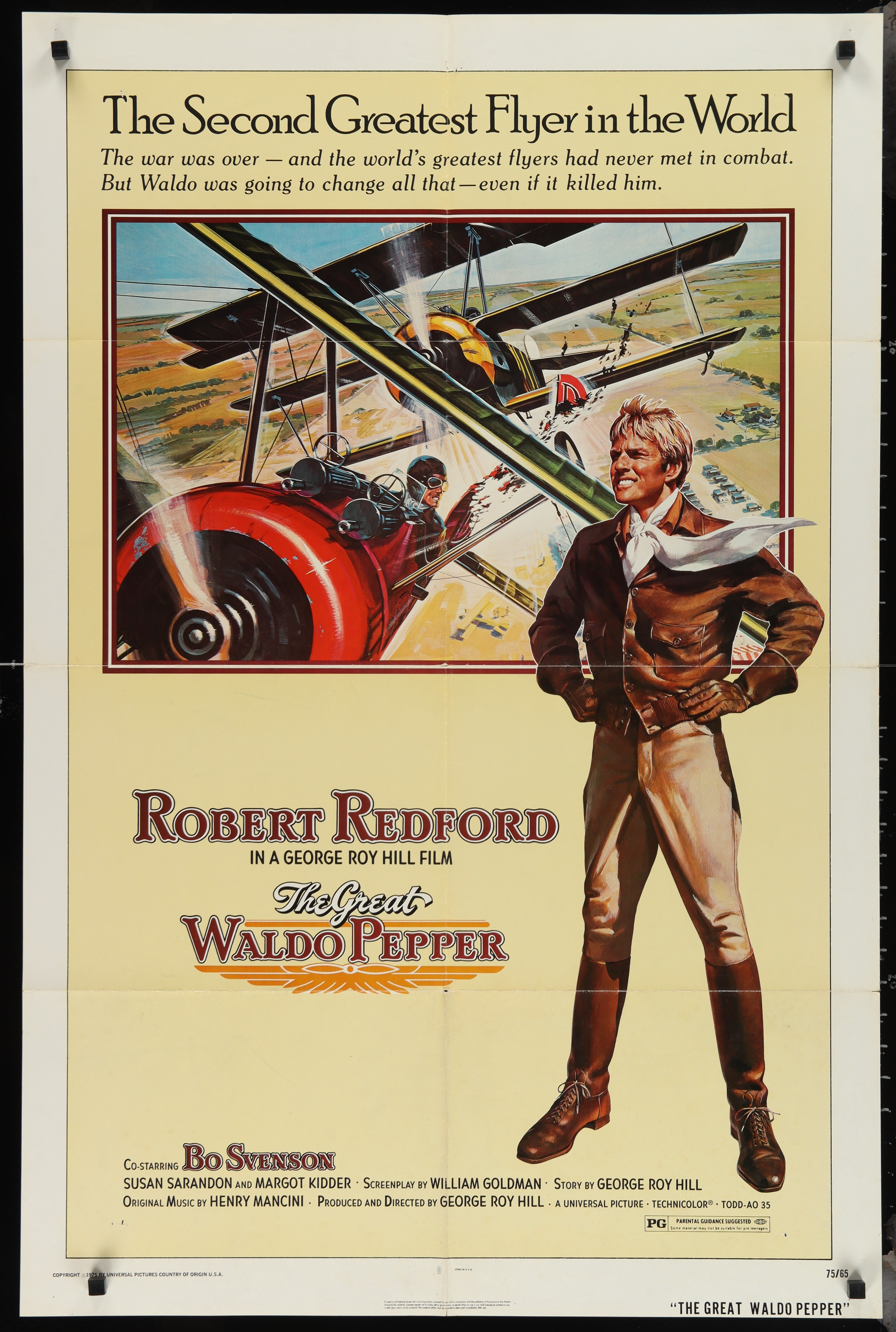 The Great Waldo Pepper (1975) Original US One Sheet Movie Poster