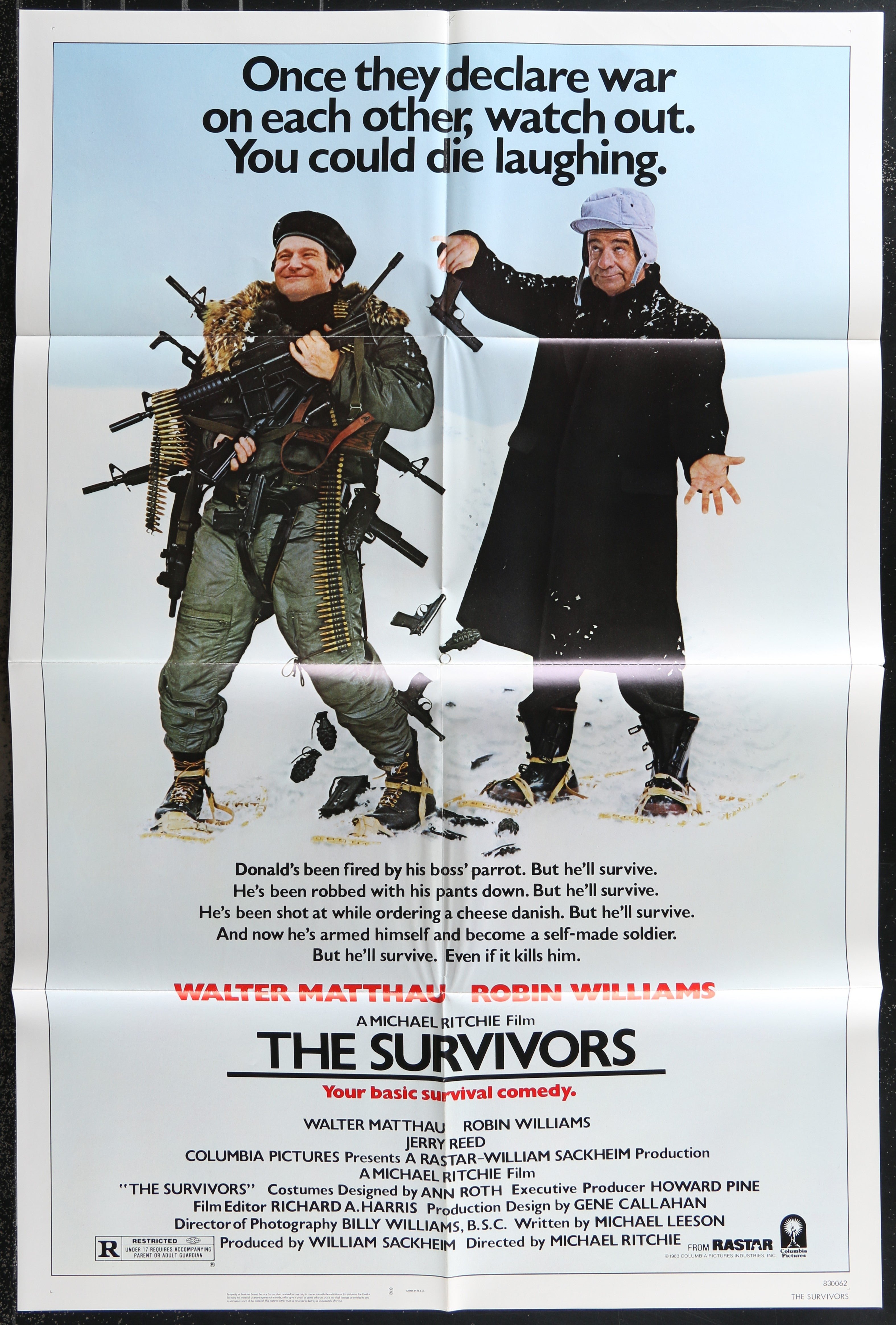 The Survivors (1983) Original US One Sheet Movie Poster