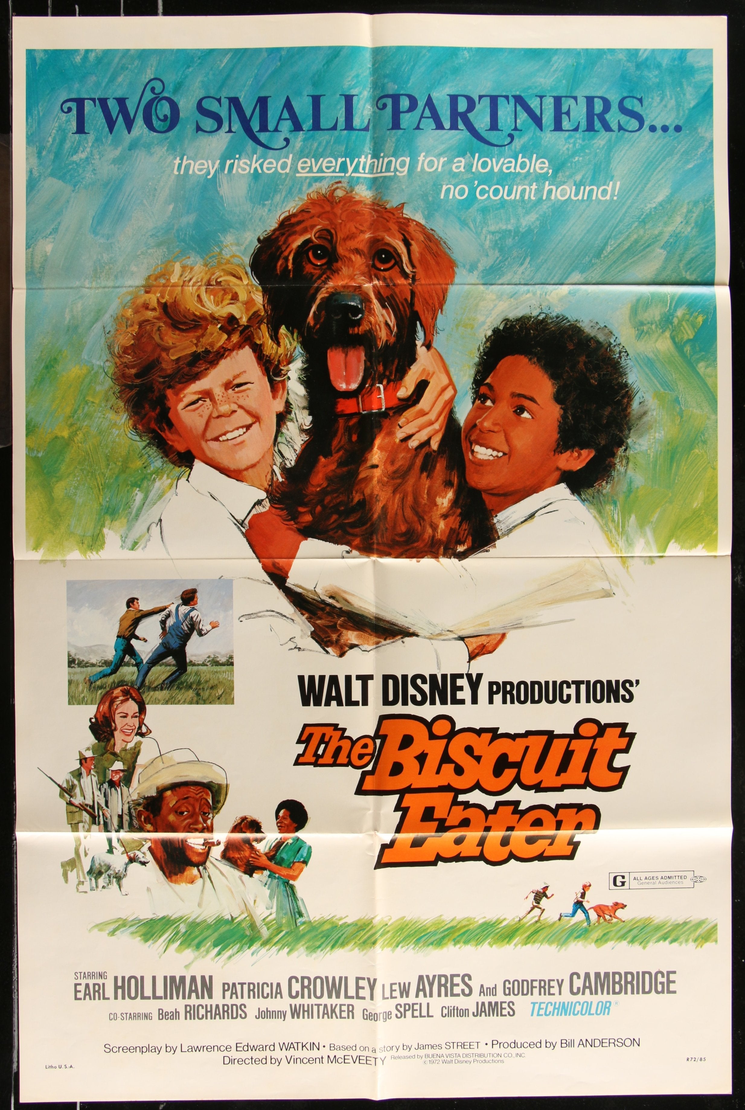 The Biscuit Eater (1972) Original US One Sheet Movie Poster