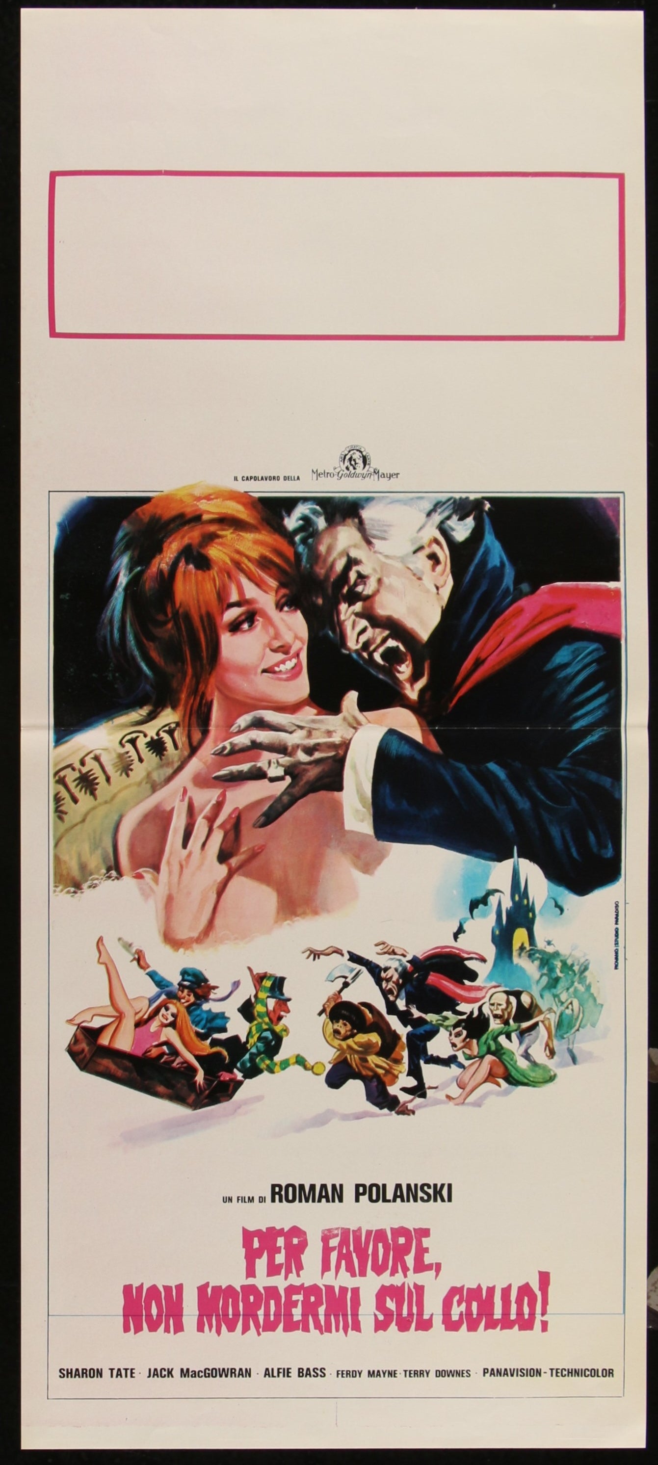 The Fearless Vampire Killers (1970s RR) Original Italian Locandina Movie Poster