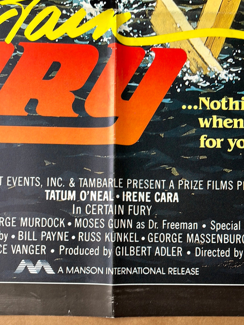 Certain Fury (1985) Original US One Sheet Cinema Poster