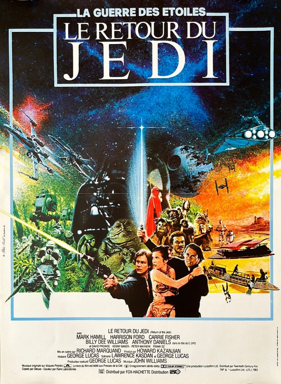 Return Of The Jedi - Le Detour Du Jedi (1983) Original French 'Petite' Cinema Poster