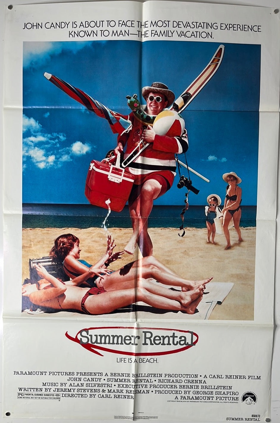 Summer Rental (1985) Original US One Sheet Cinema Poster