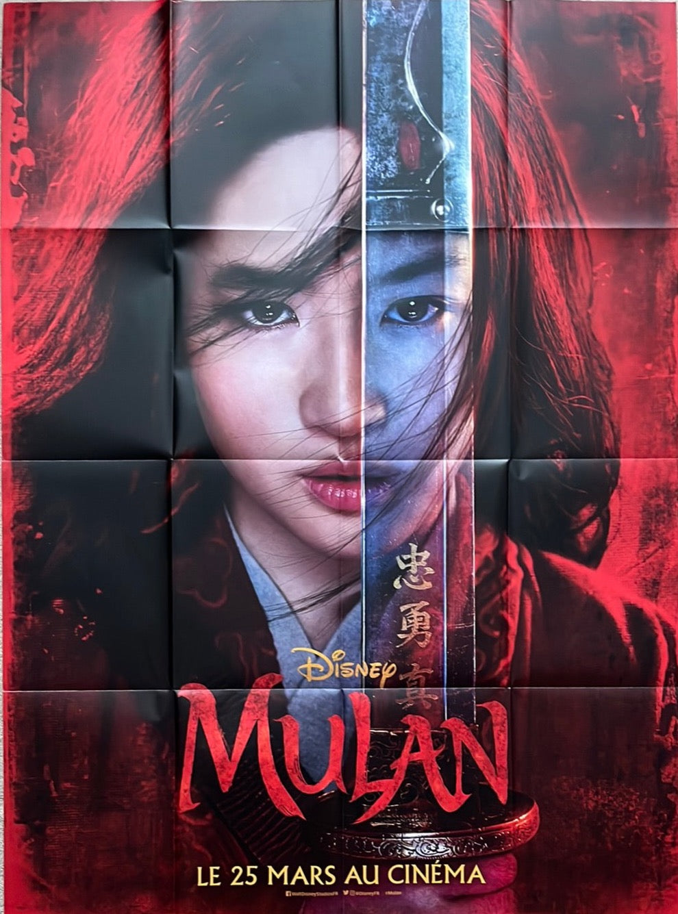 Mulan (2020) Original French One Panel Cinema Poster