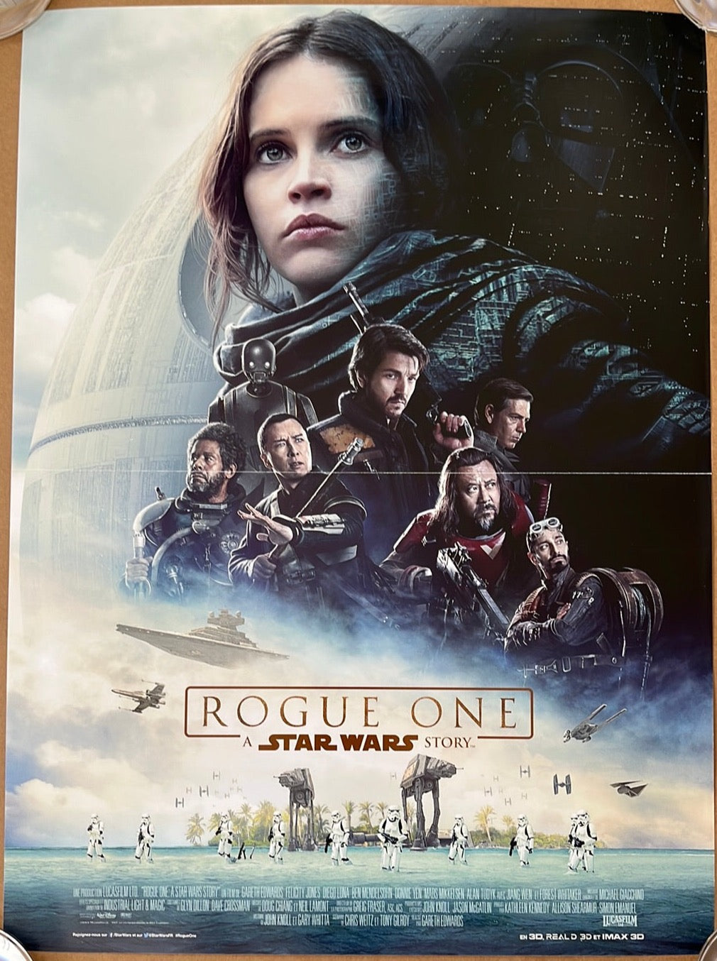 Rogue One - A Star Wars Story (2016) Original French "Petite" Cinema Poster
