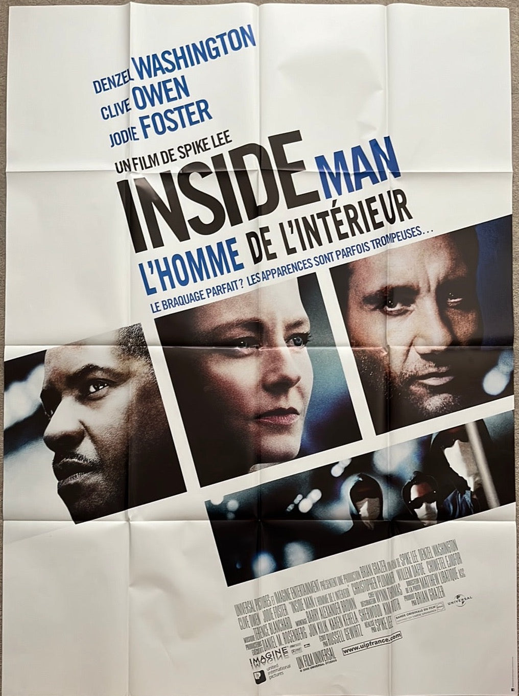 Inside Man (2006) Original French One Panel Cinema Poster