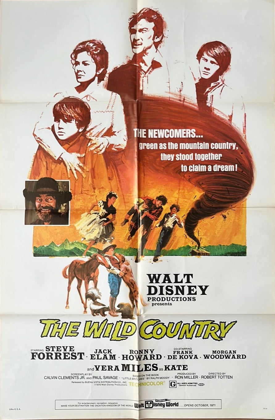 The Wild Country (1971) Original US One Sheet Cinema Poster
