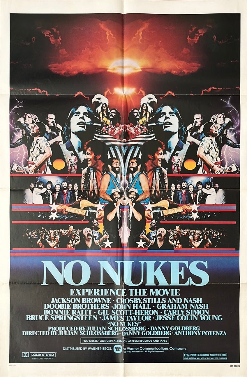 No Nukes (1980) Original US One Sheet Cinema Poster