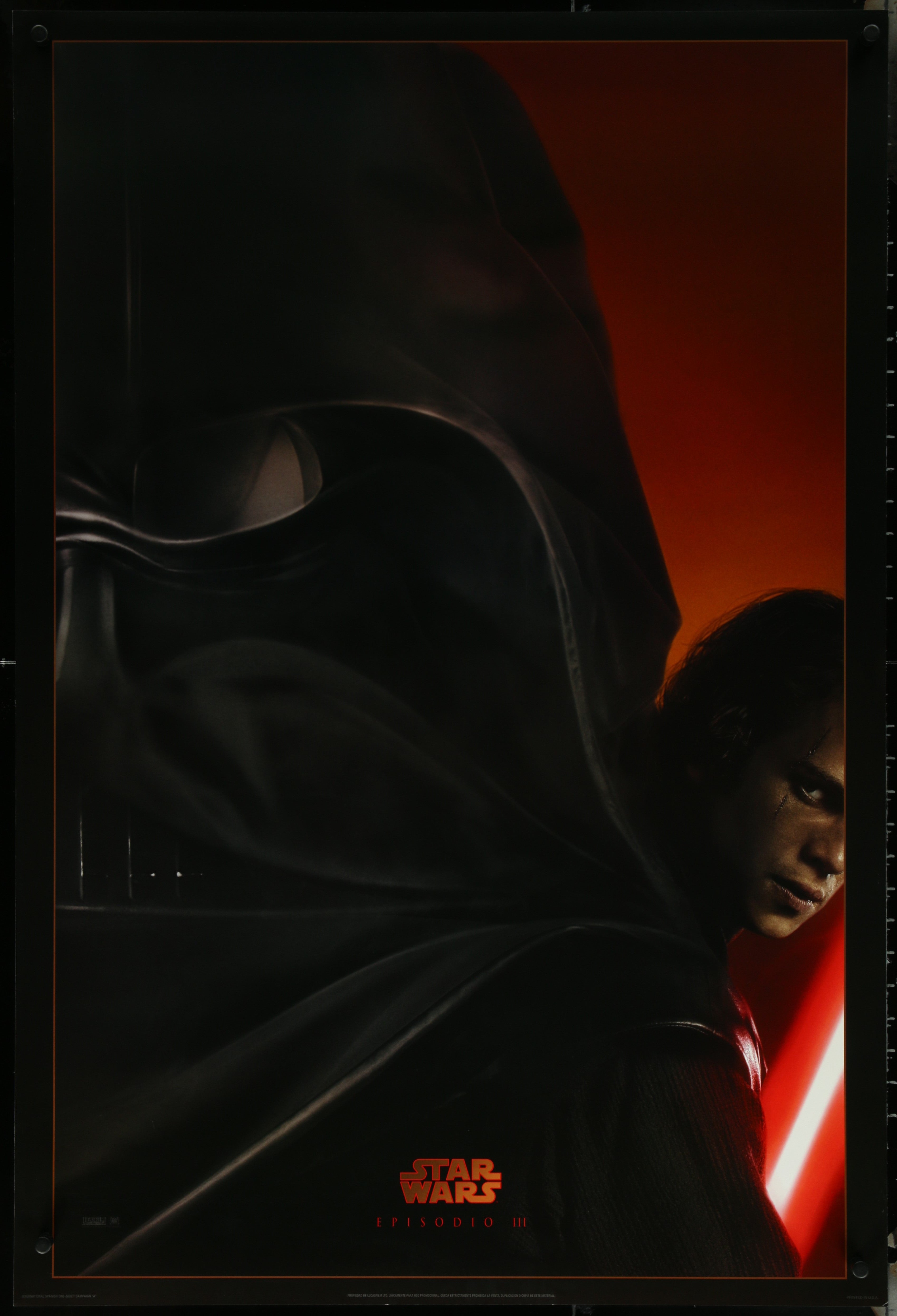 Star Wars: Episode III - Revenge Of The Sith (2005) Original Spanish Language One Sheet Movie Poster