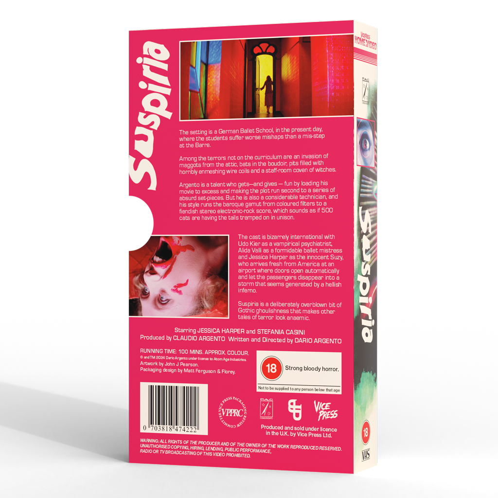 Suspiria - Slipcase Edition VHS